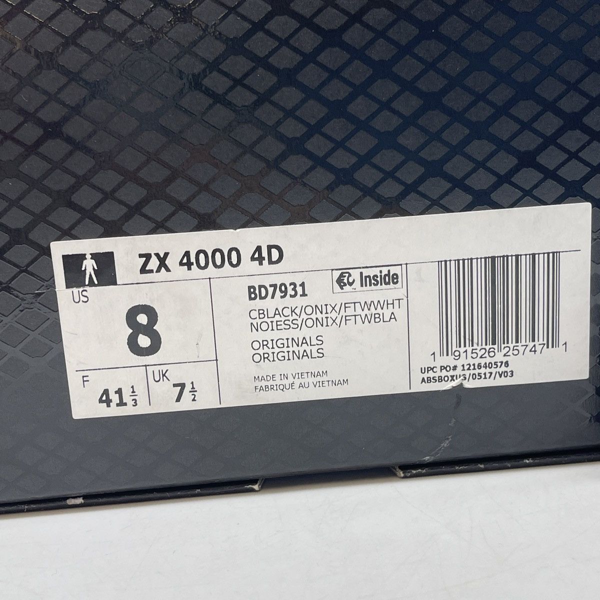 Adidas ZX 4000 futurecraft 4D black onix Size US 8 / EU 41 - 9 Thumbnail