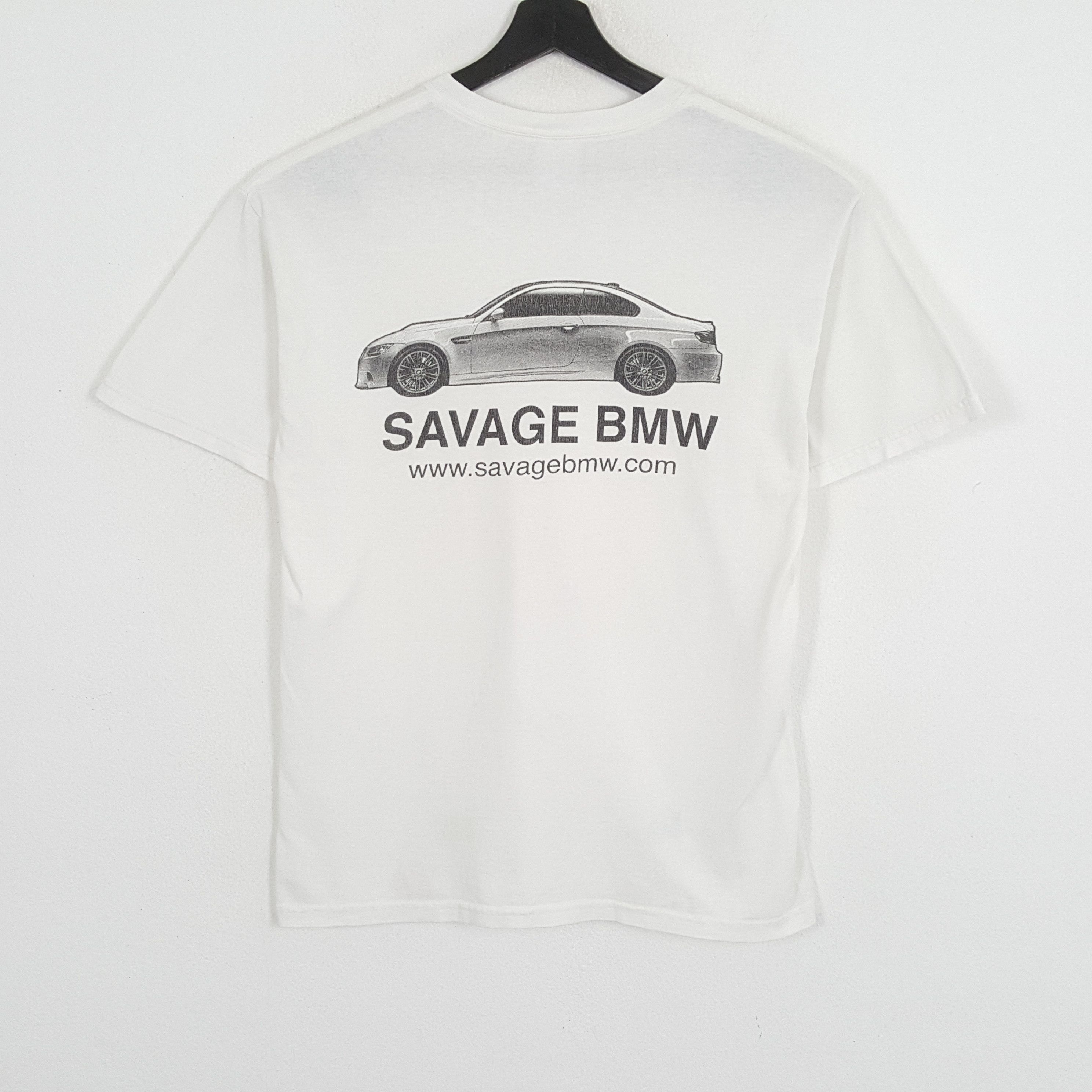 BMW × Vintage SAVAGE BMW Luxury Brand Cars Tshirt Size US M / EU 48-50 / 2 - 1 Thumbnail