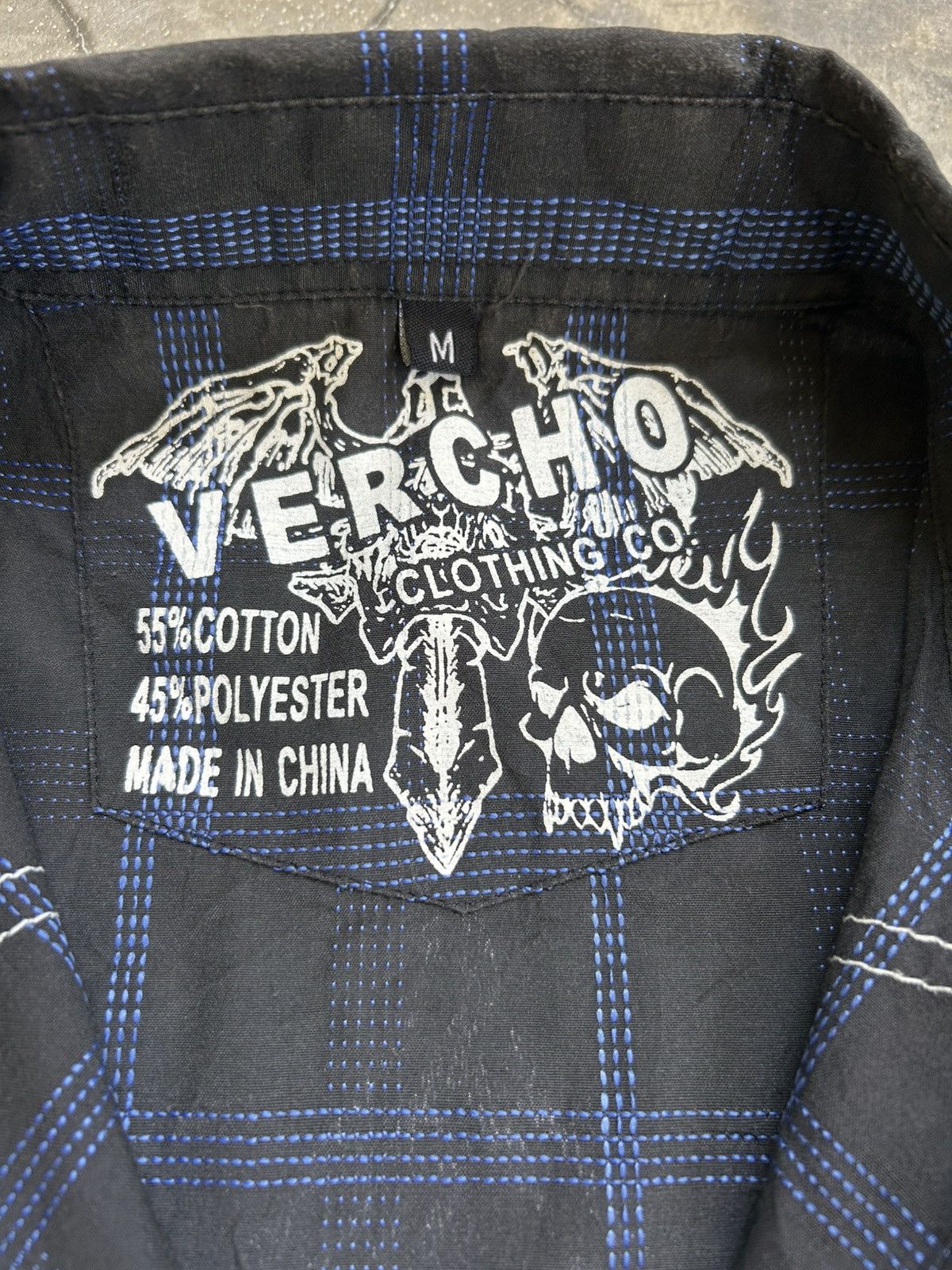 Japanese Brand 2000s Vercho Japan Punk Style Shirt Size US M / EU 48-50 / 2 - 5 Thumbnail