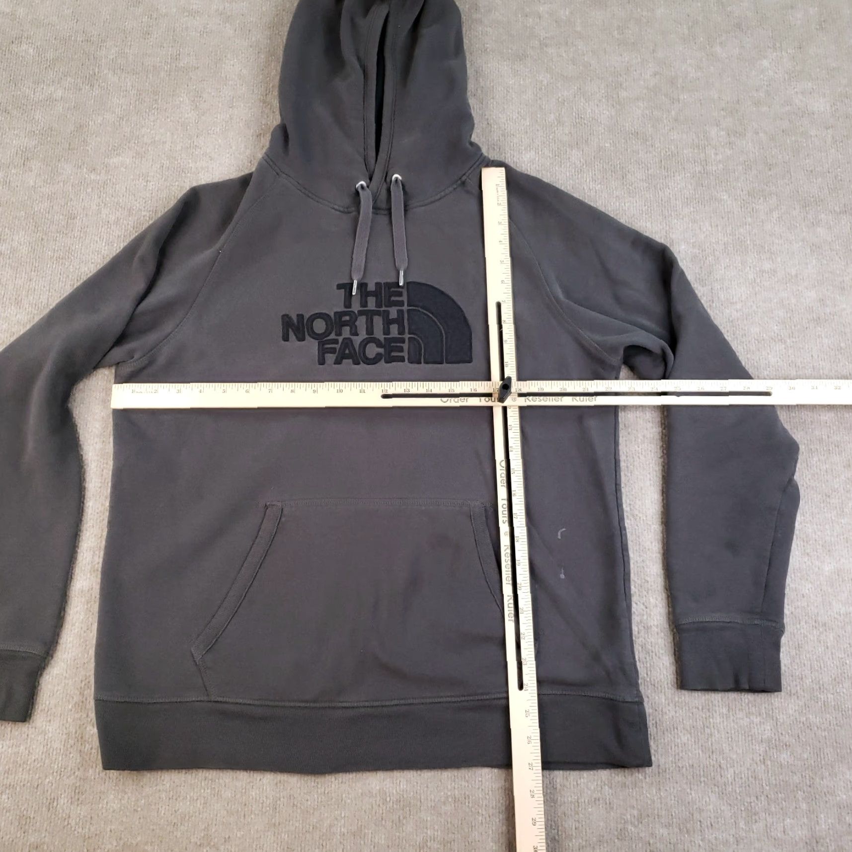 The North Face North Face Hoodie Mens Large Gray Pullover Logo Outdoor Fleece Sweatshirt Size US L / EU 52-54 / 3 - 2 Thumbnail