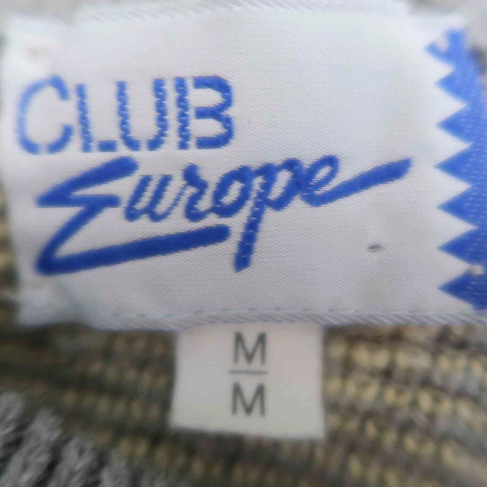 Vintage VINTAGE 80s Club Europe gray and yellow houndstooth knit sweater M Women Crew Neck Pullover Long Sleeve Fall Winter Casual Knit Size M / US 6-8 / IT 42-44 - 6 Thumbnail