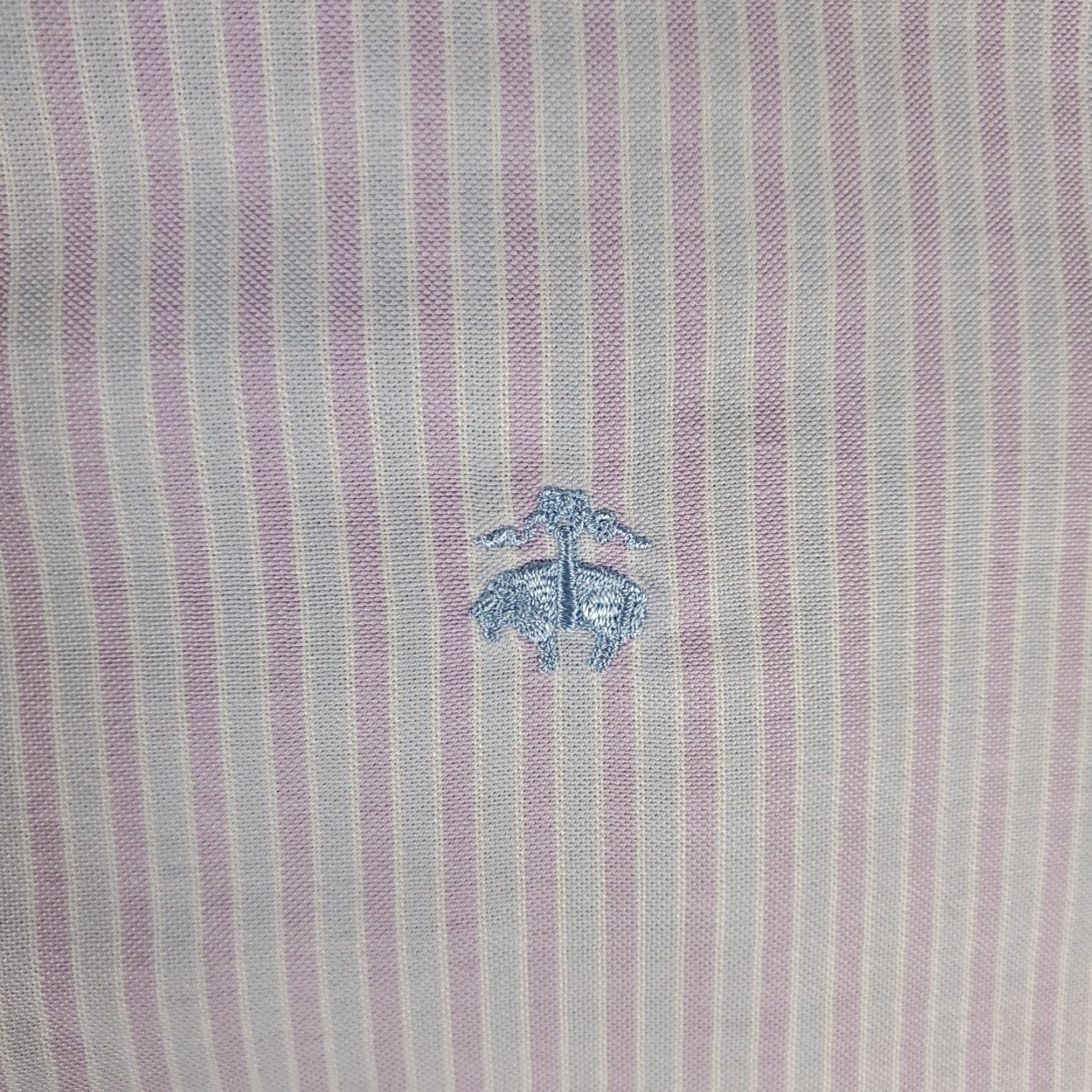 Brooks Brothers VINTAGE Brooks Brothers Shirt Mens XL Purple Striped Button-Up Long Sleeve Casual Business Formal 90s Theme Mens Size US XL / EU 56 / 4 - 3 Thumbnail