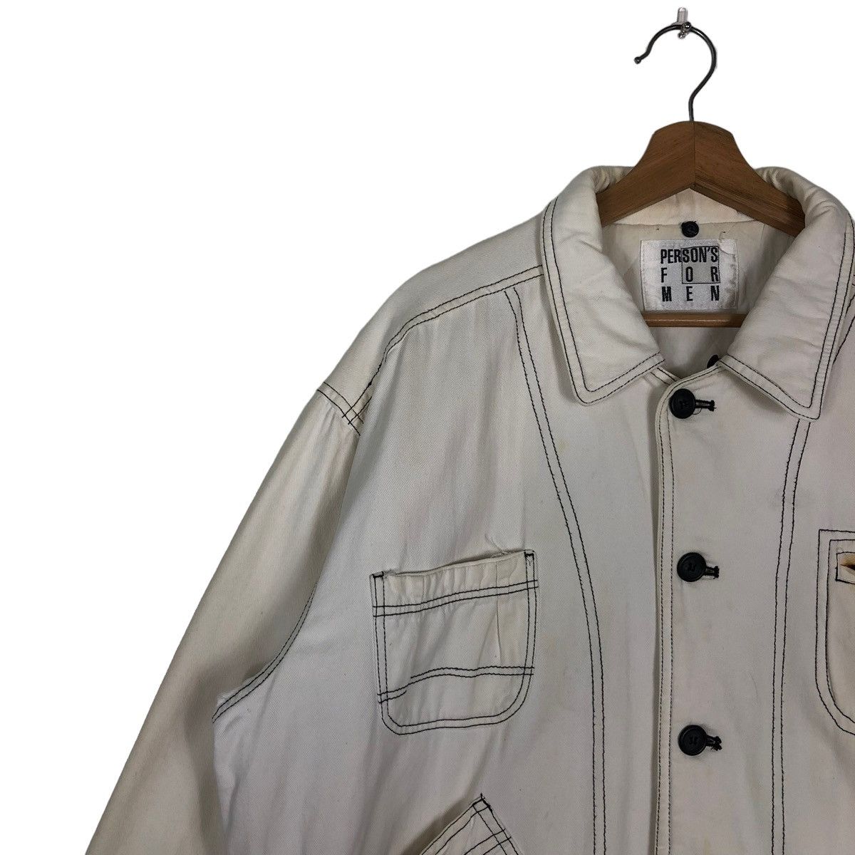 Issey Miyake 🔥90’s VINTAGE BOMBER JACKET PERSON FOR MEN JAPAN BIG LOGO Size US M / EU 48-50 / 2 - 7 Thumbnail