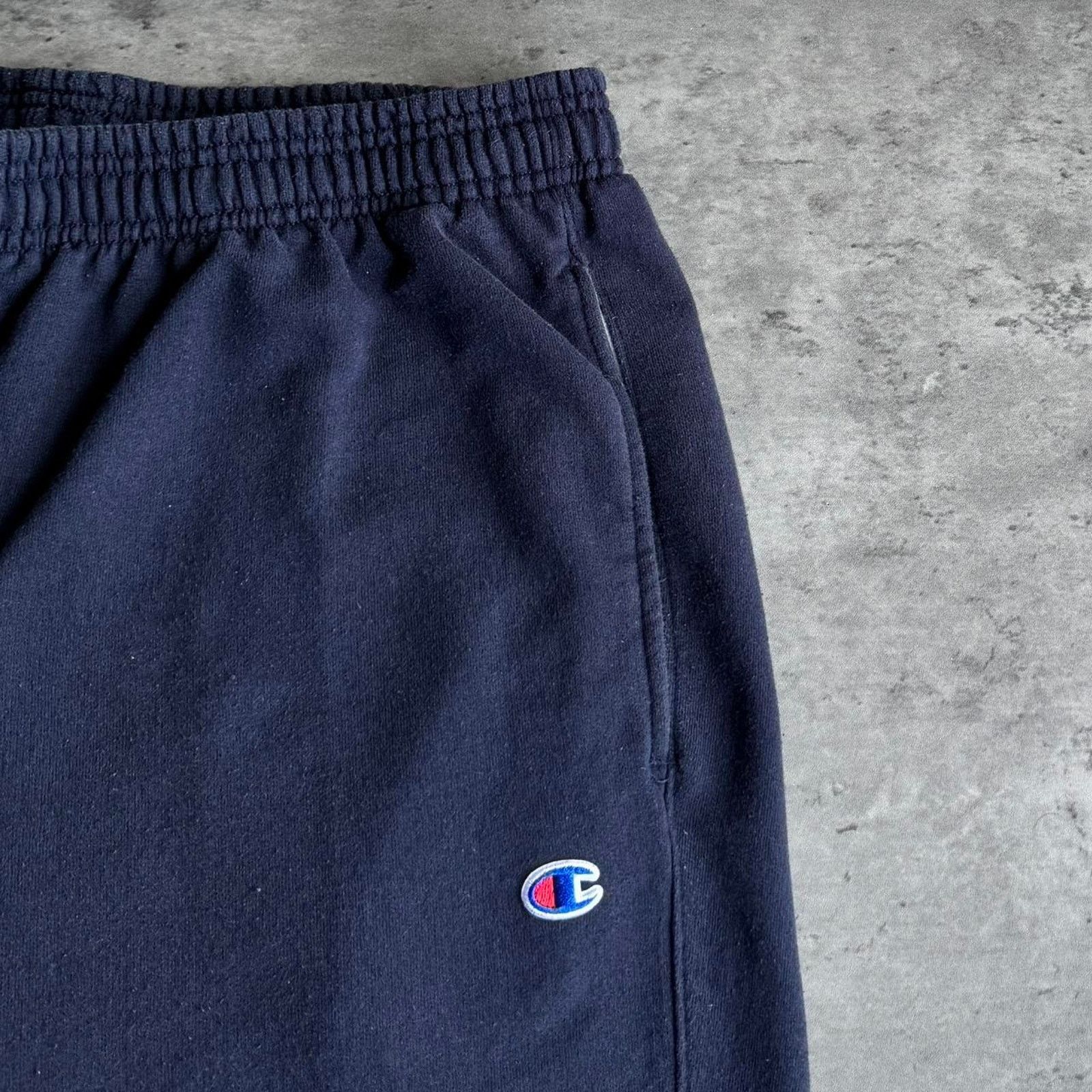 Champion × Vintage Vintage Y2K Champion Navy Blue Baggy Opium Tech Sweatpants Size US 36 / EU 52 - 3 Thumbnail