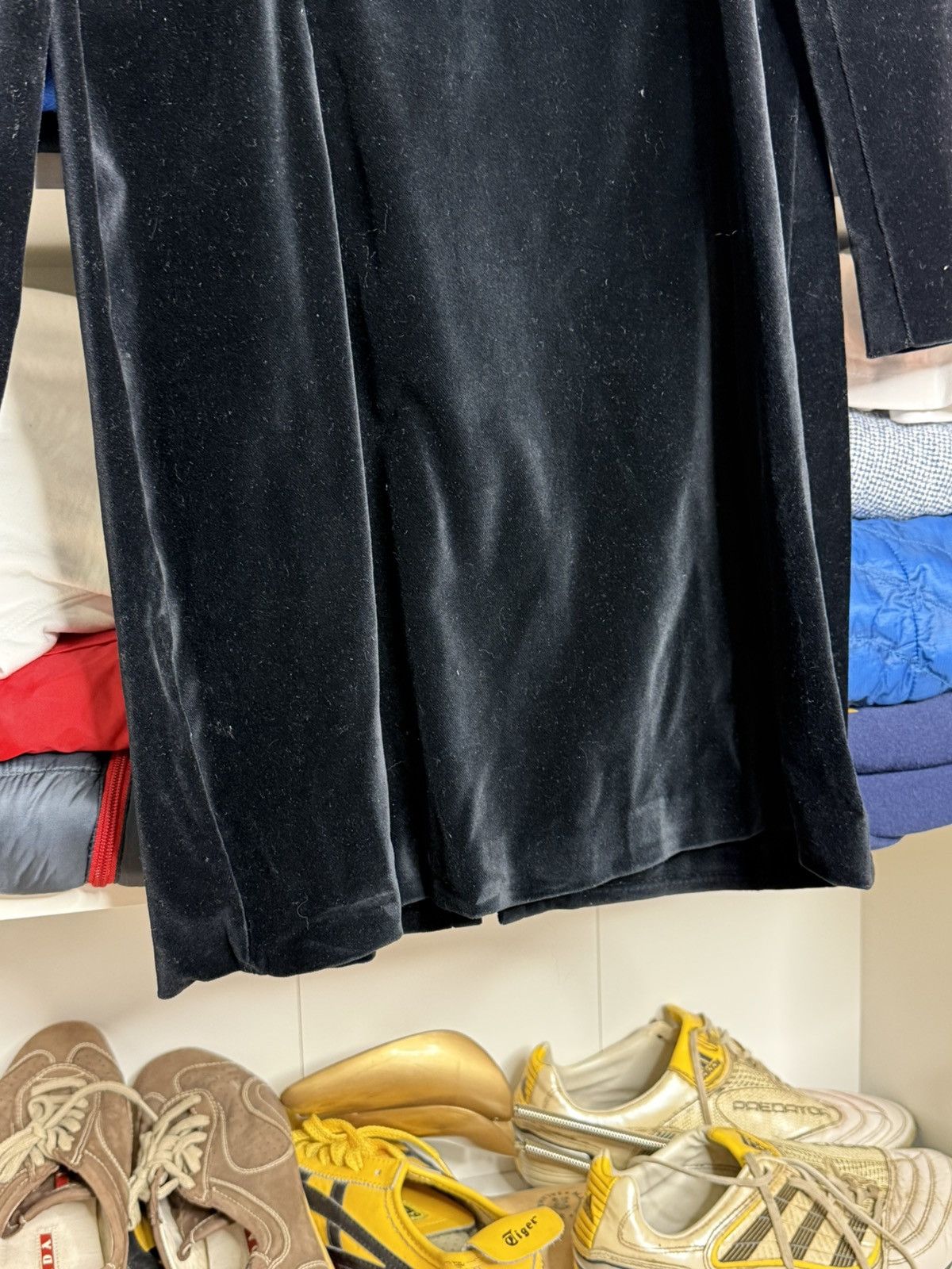 Versus Versace 90s Versus Gianni Versace Velvet Dress size 28/42 Size M / US 6-8 / IT 42-44 - 16 Thumbnail