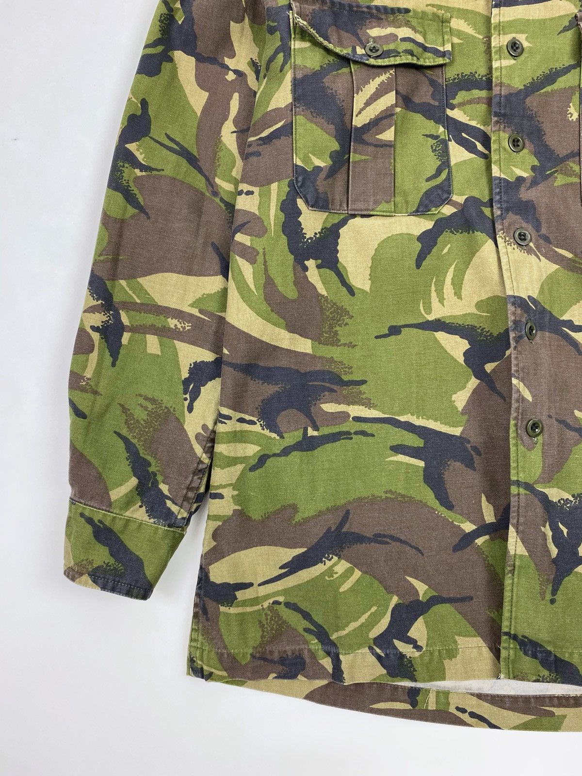 Vintage 1990’s Vintage Dutch Army Marine Corps DPM Camo Overshirt Size US S / EU 44-46 / 1 - 7 Thumbnail