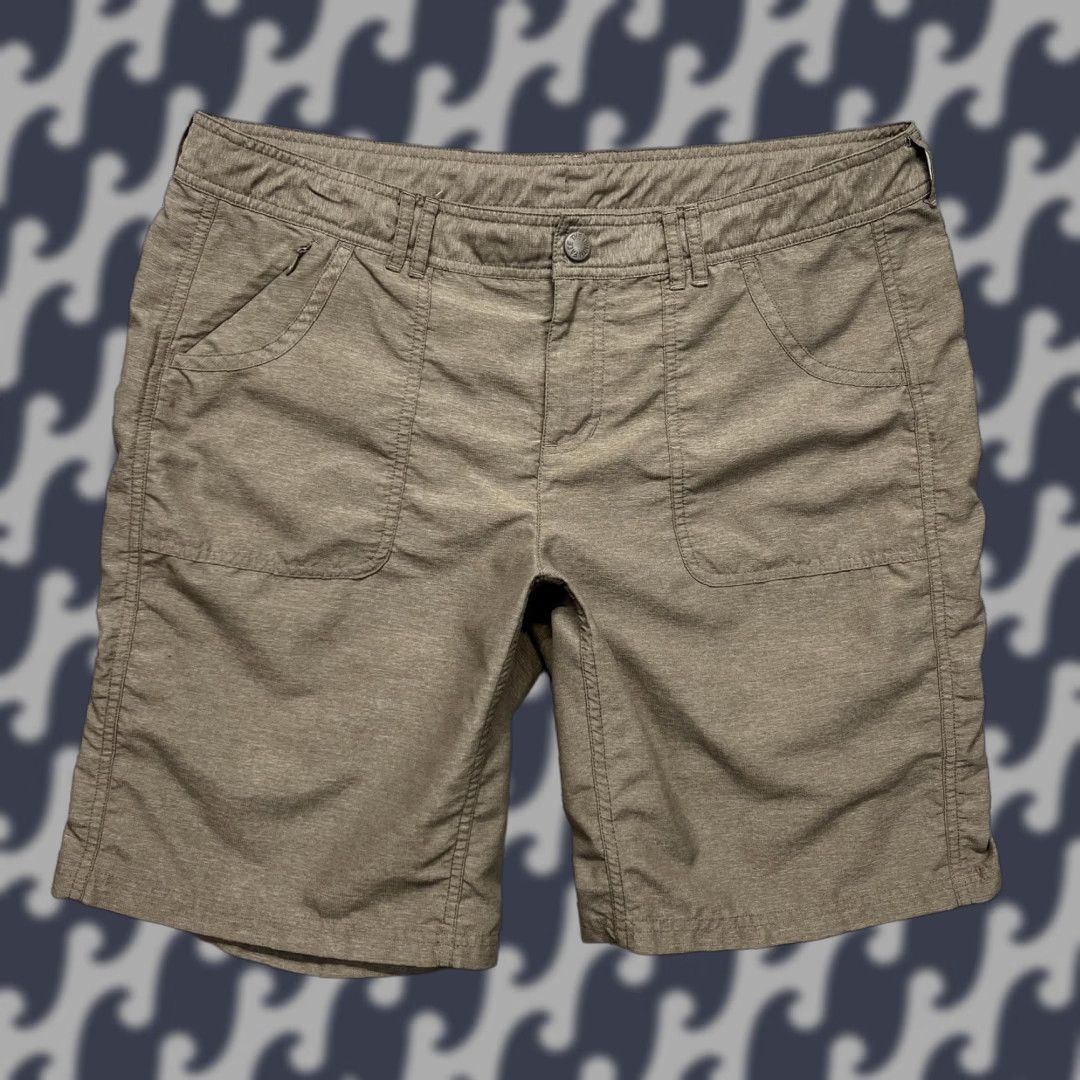 The North Face The North Face Hiking Shorts Womens 14 Brown Roll Cuff Drawstring Pockets Size 36" / US 14 / IT 50 - 1 Thumbnail