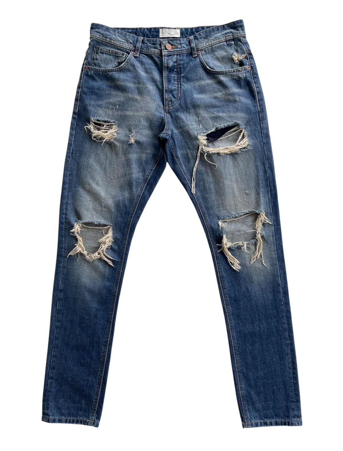 Zara Zara Man Distressed Jeans Size US 32 / EU 48 - 1 Thumbnail