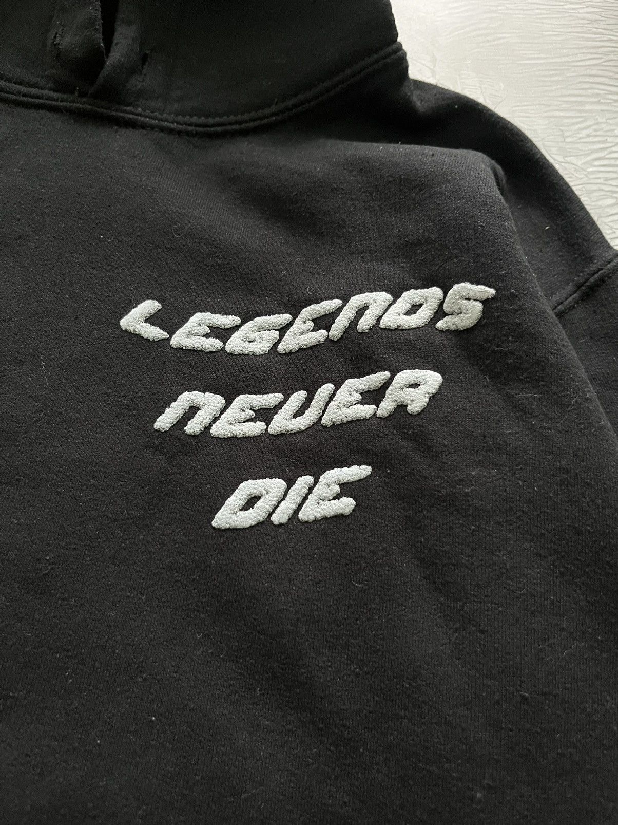Rap Tees ☘️ Juice WRLD Legends Never Die Rap Hoodie Streetwear Black Size US S / EU 44-46 / 1 - 6 Thumbnail