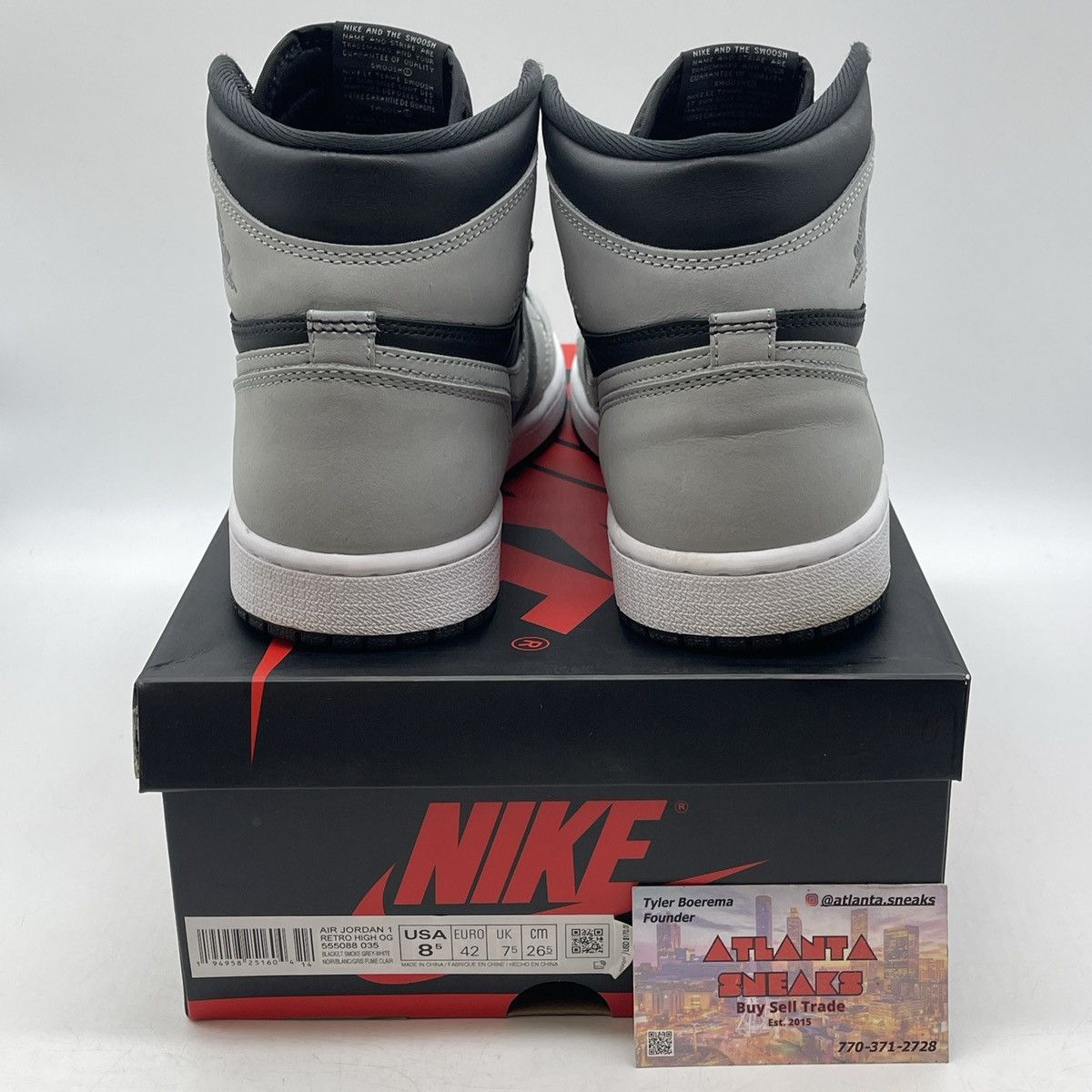 Jordan Brand Air Jordan 1 high shadow Size US 8.5 / EU 41-42 - 3 Thumbnail