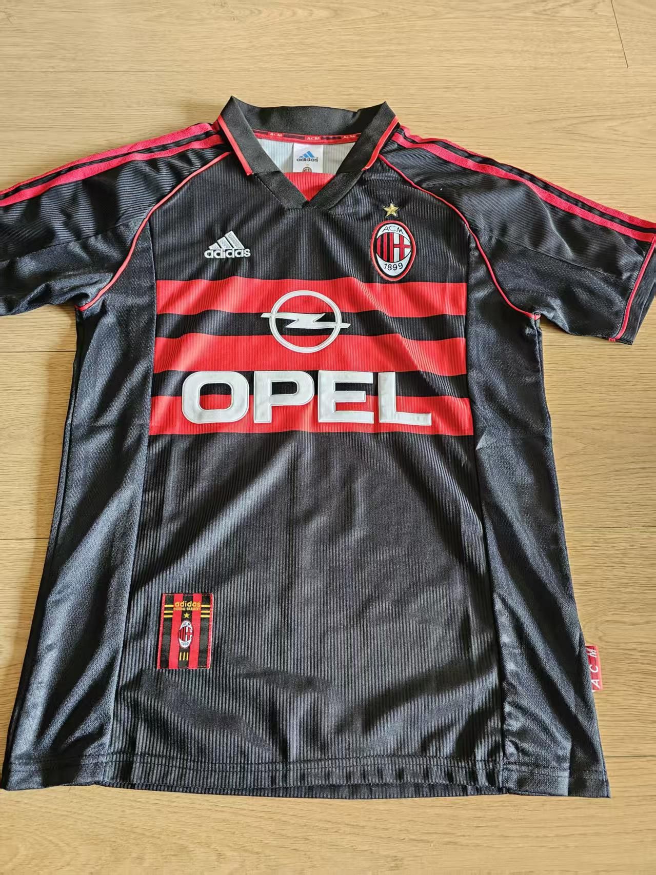 Other Vintage 98 99 AC Milan Jersey Away Black Size US XL / EU 56 / 4 - 1 Thumbnail