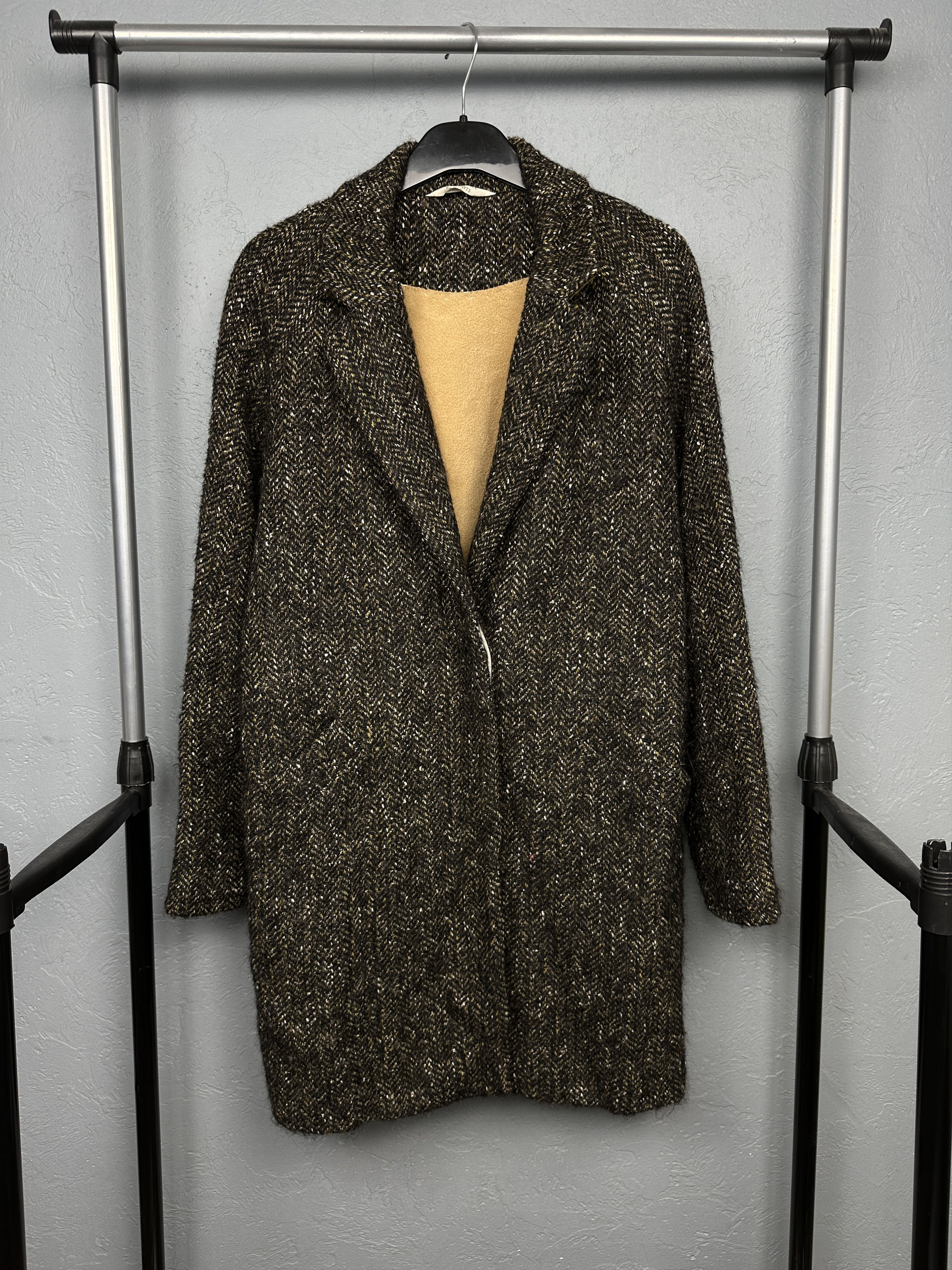 Chloe Chloe Stora Womens Wool Long Coat Made In Romania Size XL / US 12-14 / IT 48-50 - 1 Thumbnail