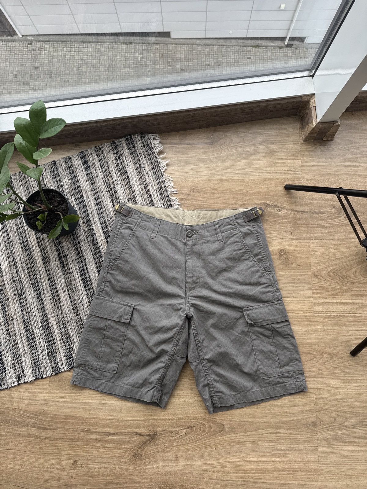 Carhartt × Vintage Vintage Carhartt Aviation Shorts Y2K Cargo Shorts Size US 30 / EU 46 - 3 Thumbnail