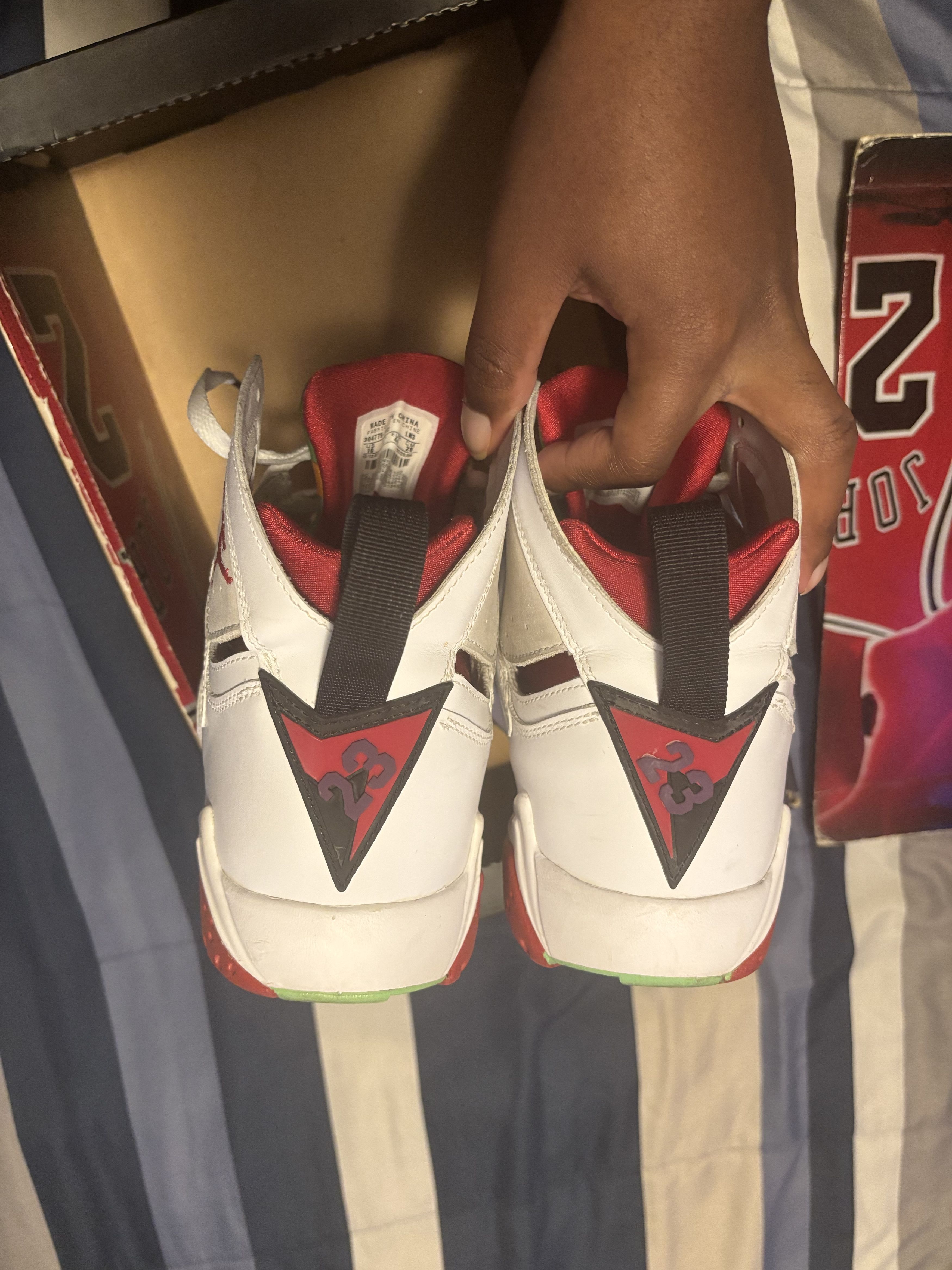 Nike Jordan 7 Hare CDP (2008) Size US 10 / EU 43 - 4 Thumbnail