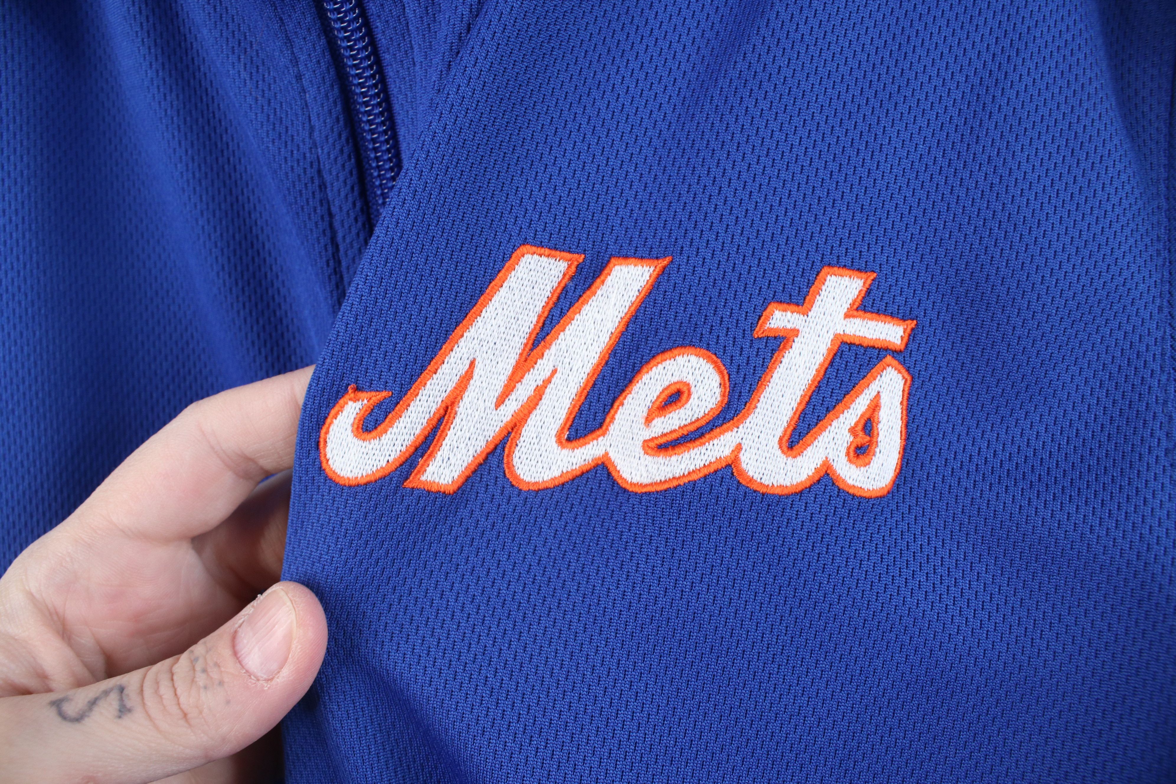 Nike Vintage Nike Scott Mini Swoosh New York Mets Baseball Jacket Size L / US 10 / IT 46 - 4 Thumbnail