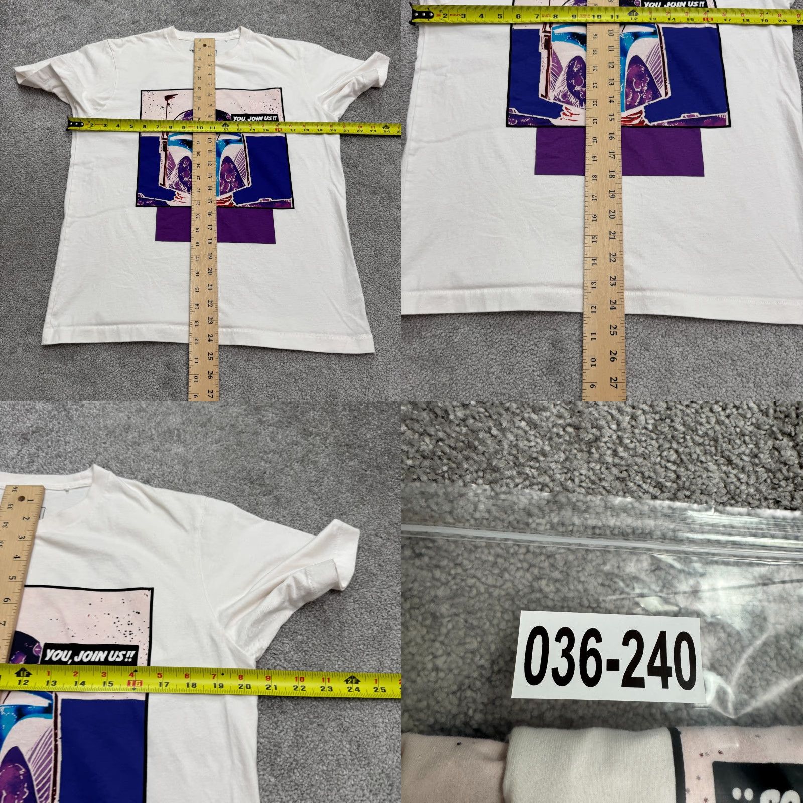 Uniqlo Uniqlo Star Wars Boba Fett Graphic T-Shirt Men Medium White Anime Manga Tee Size US M / EU 48-50 / 2 - 8 Thumbnail