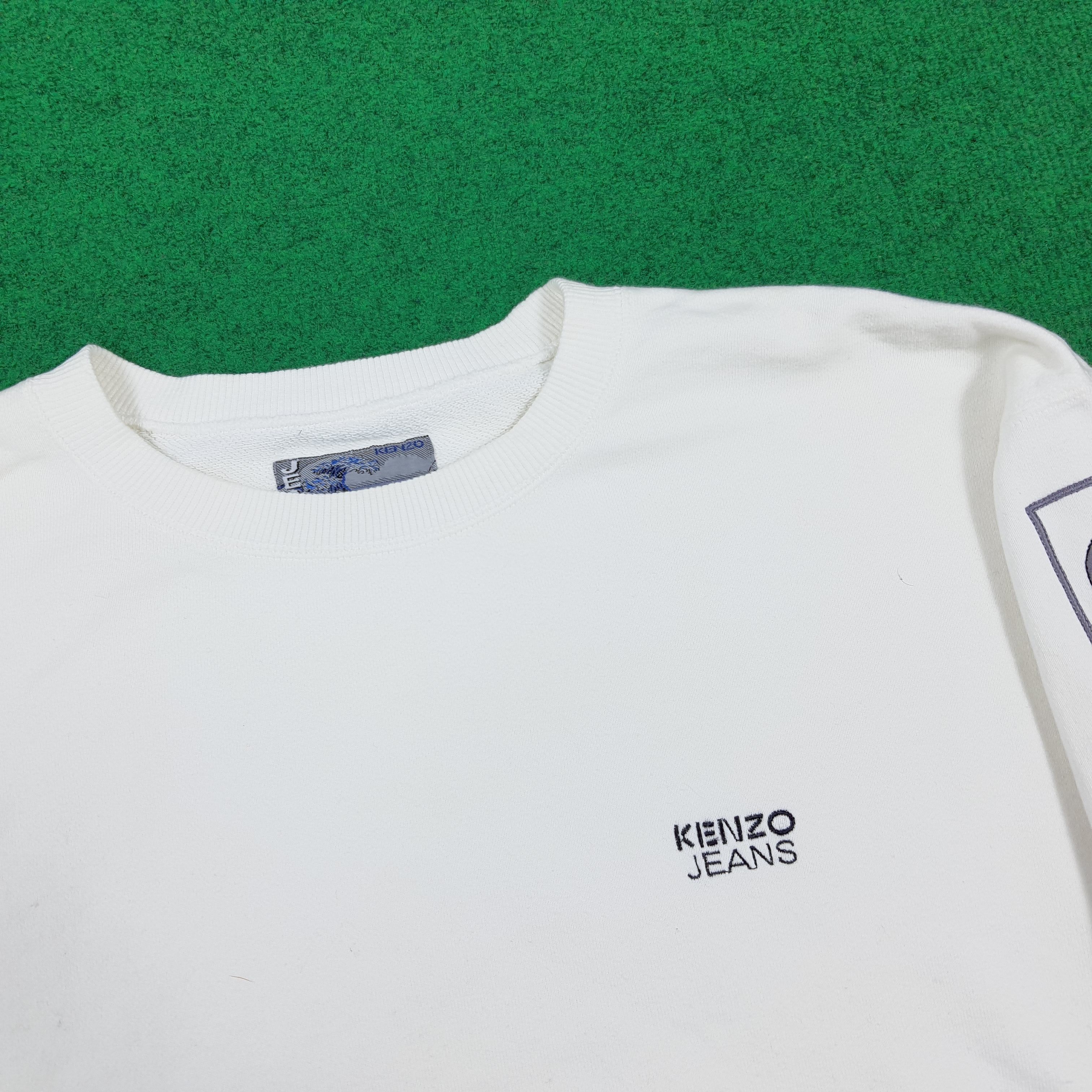Kenzo Vintage Kenzo Jeans Big Logo Sweatshirt C304N19 Size US M / EU 48-50 / 2 - 4 Thumbnail