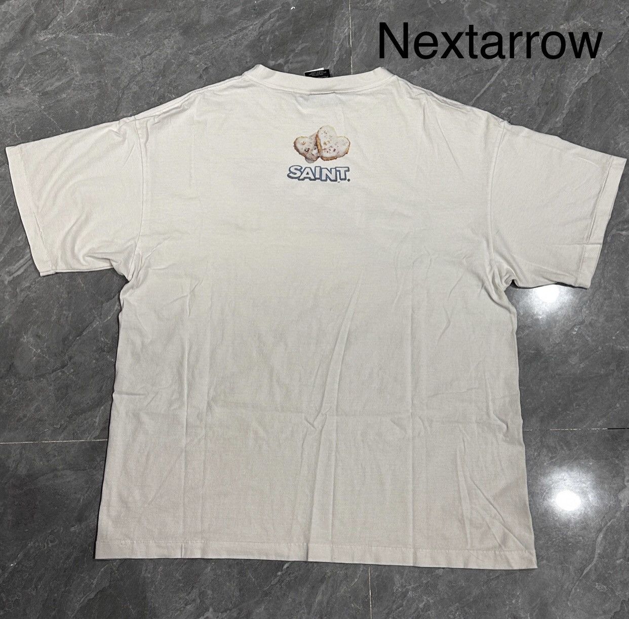 Saint Michael Saint Michael collaboration white white short sleeves Size US XXL / EU 58 / 5 - 2 Thumbnail
