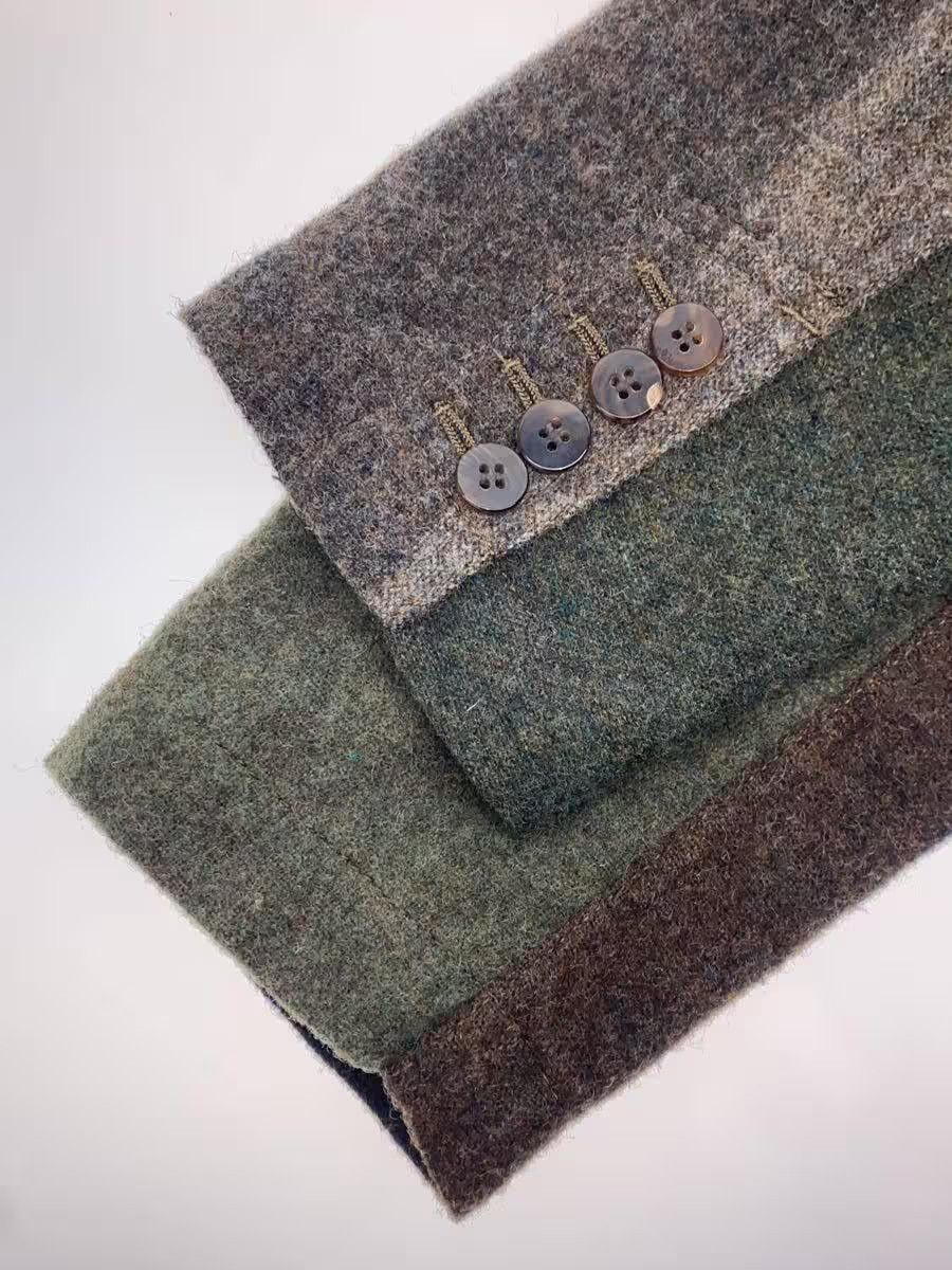 Comme des Garcons × Comme des Garcons Homme Deux Patchwork Wool Tailored Jacket Size US M / EU 48-50 / 2 - 3 Thumbnail
