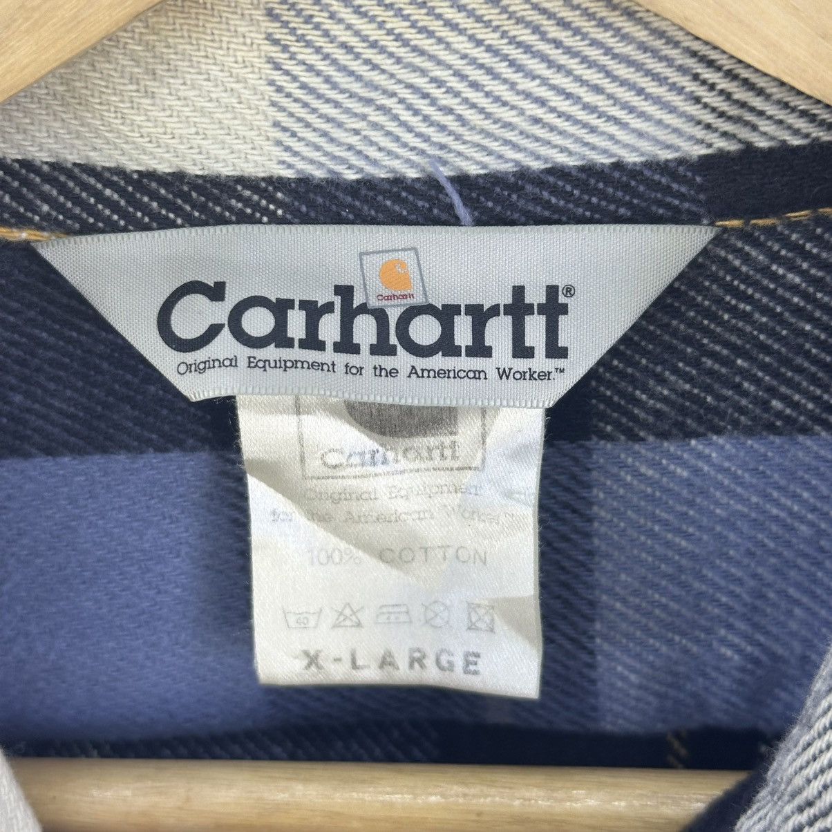 Carhartt Y2K Carhatt Double Pocket Plaid Heavy Flannel Size US L / EU 52-54 / 3 - 13 Thumbnail
