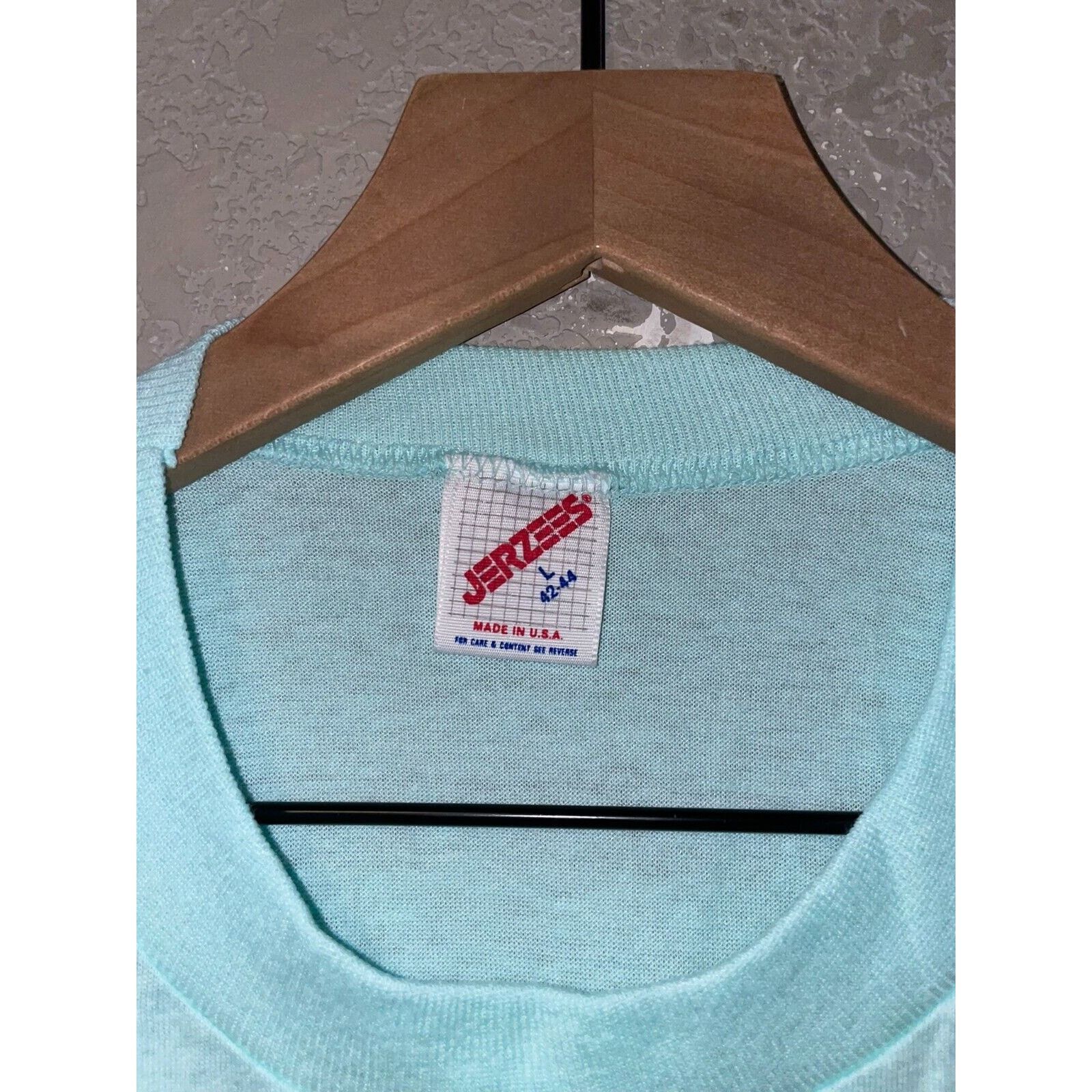 Jerzees Vintage Long Beach Shirt Washington Whale Tail Tee 90s VTG L Size US L / EU 52-54 / 3 - 8 Thumbnail