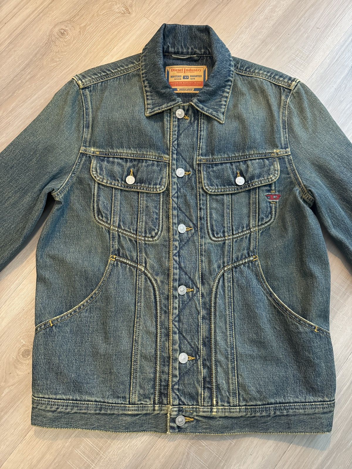Diesel D-RILEY TRUCKER JACKET Size US S / EU 44-46 / 1 - 1 Thumbnail