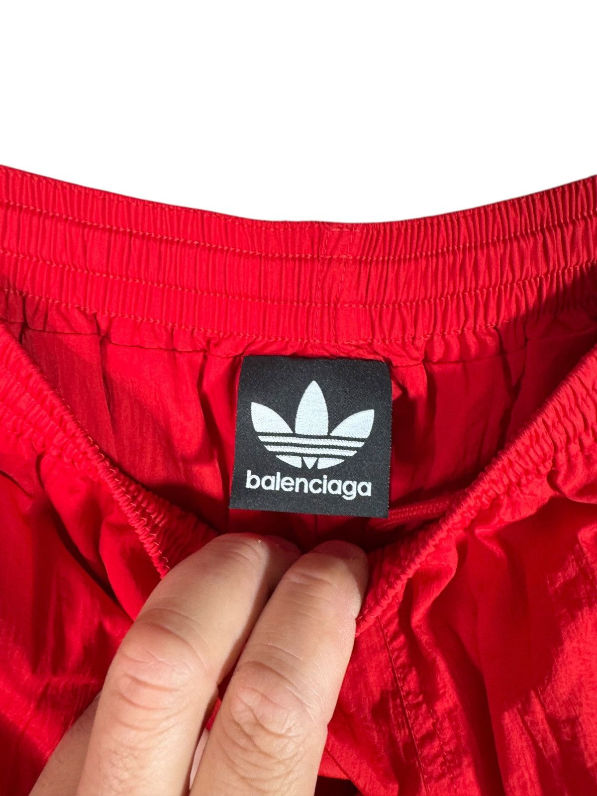 Adidas × Balenciaga Balenciaga x Adidas Red Track Pants with Heeled Boots Size 25" / US 0 / IT 36 - 13 Thumbnail