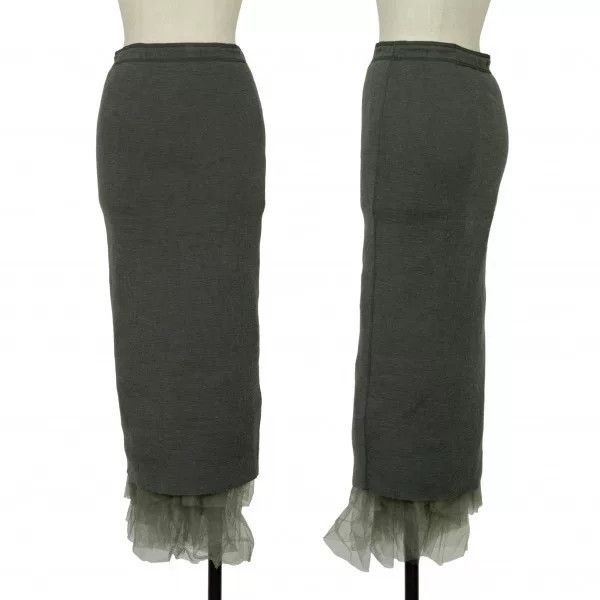 comme des garcons junya watanabe knit skirt