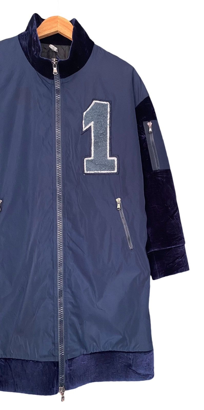 Designer Rare IL VENTO & LA SETA Parka Zipper Jacket Size US L / EU 52-54 / 3 - 3 Thumbnail