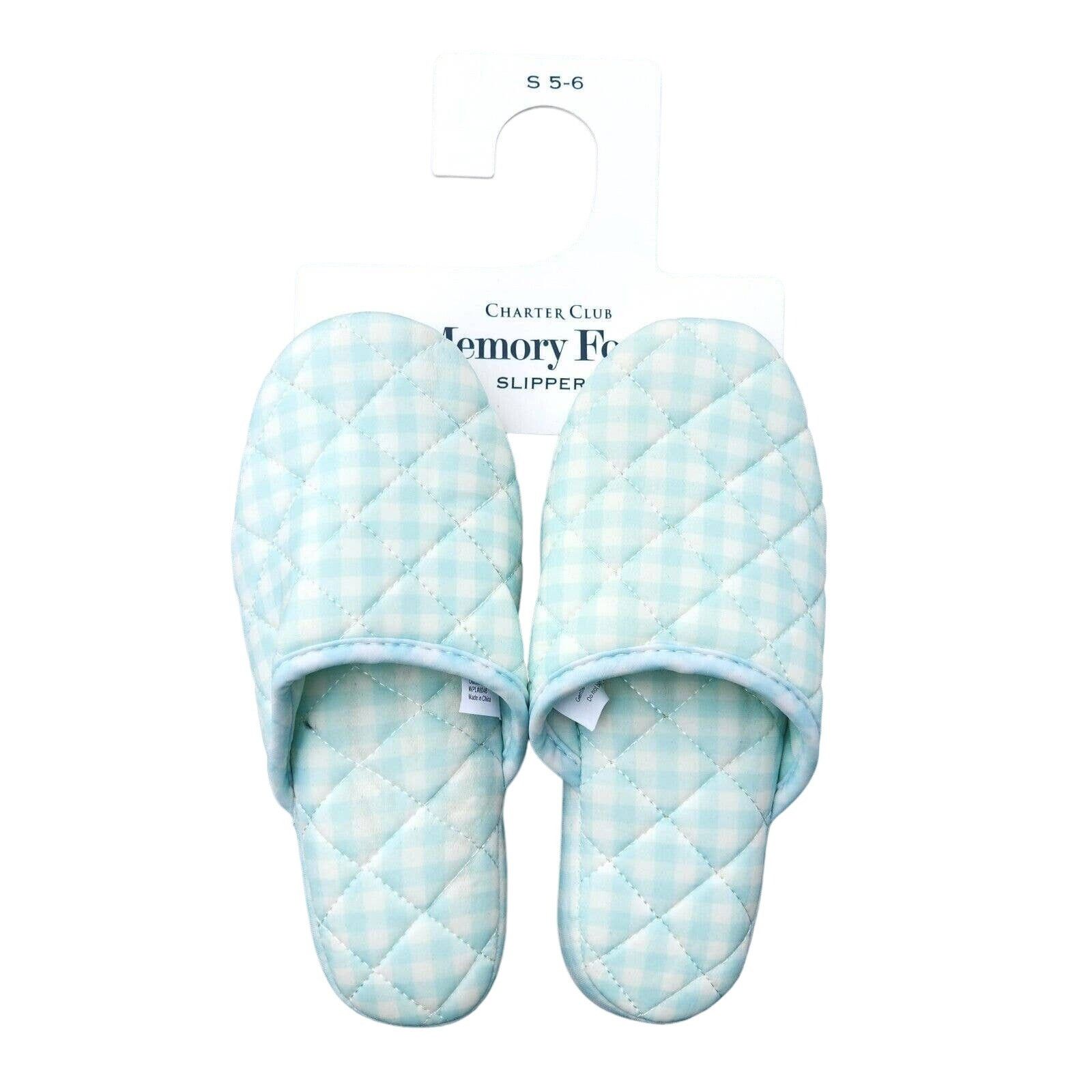The Unbranded Brand Charter Club Women Plaid Indoor Clog Slipper Size S / 5-6 Size US 6 / IT 36 - 2 Thumbnail