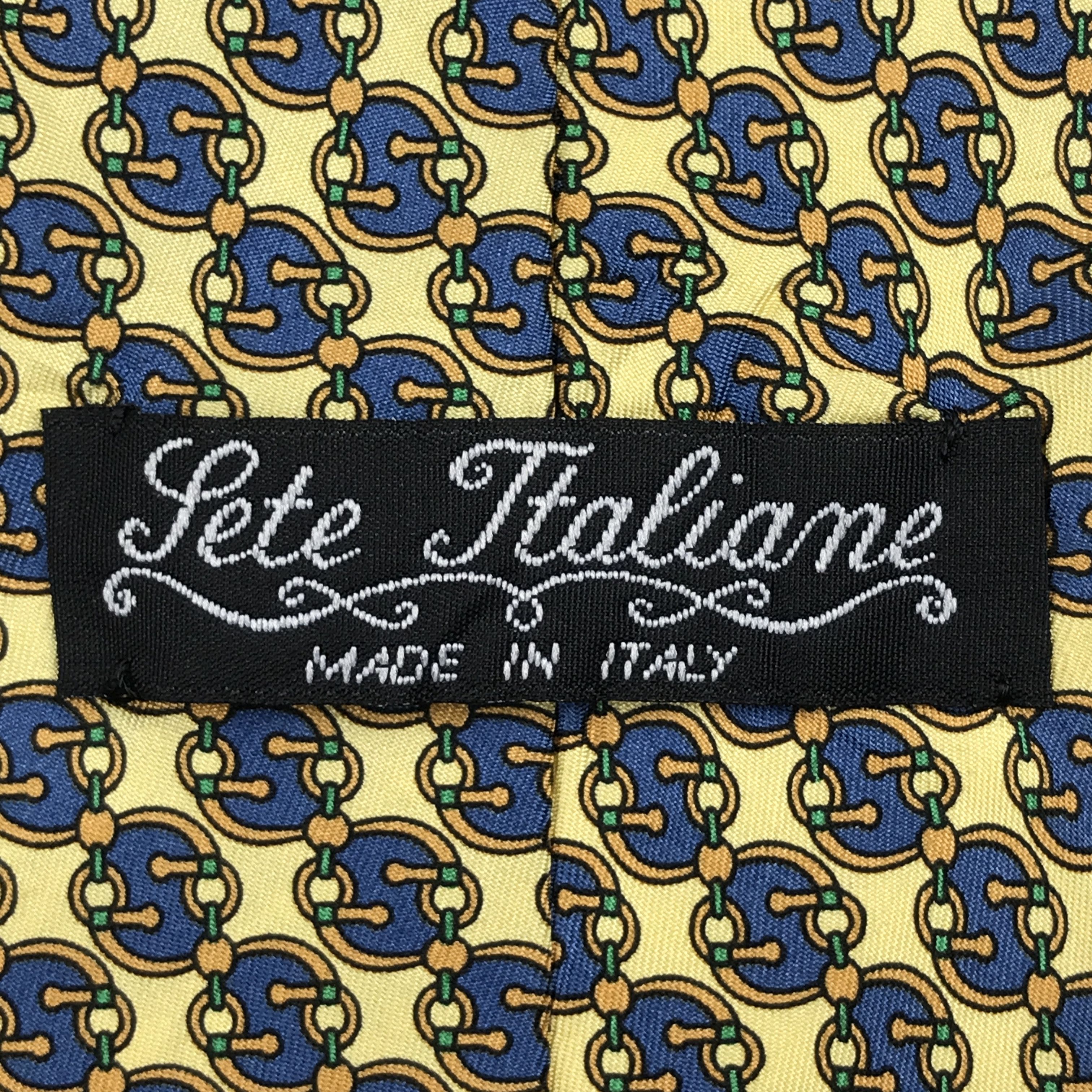 Vintage Vintage Sete Italiane Silk Necktie Size ONE SIZE - 6 Thumbnail