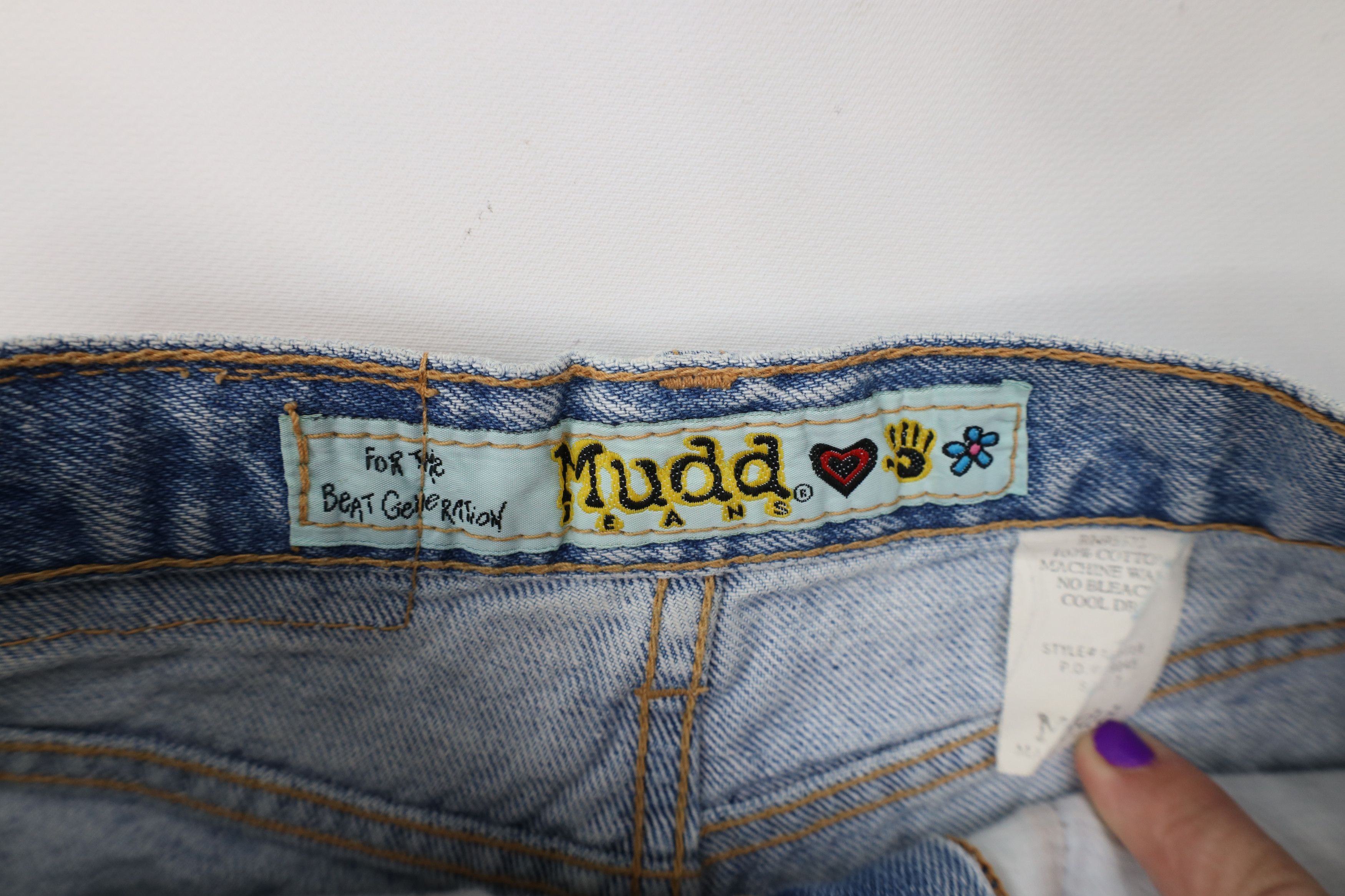 Vintage Vintage 90s Y2K MUDD Cut Off Denim Jean Shorts Jorts Size 28" / US 6 / IT 42 - 9 Thumbnail