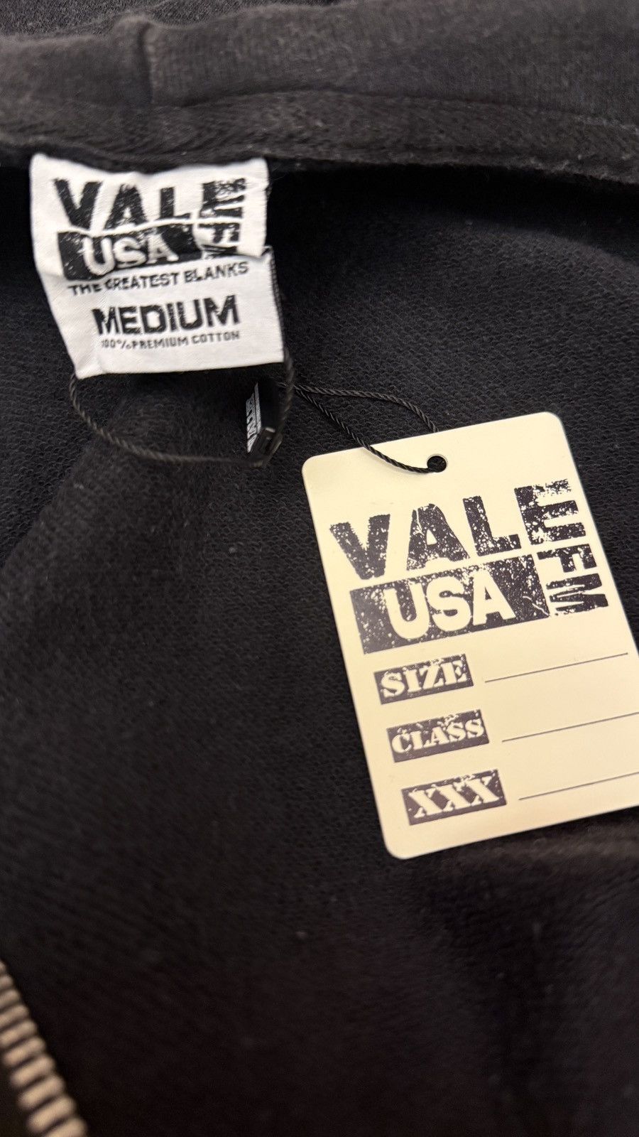 Vale Vale Classico Zip Up Black Size US M / EU 48-50 / 2 - 4 Thumbnail