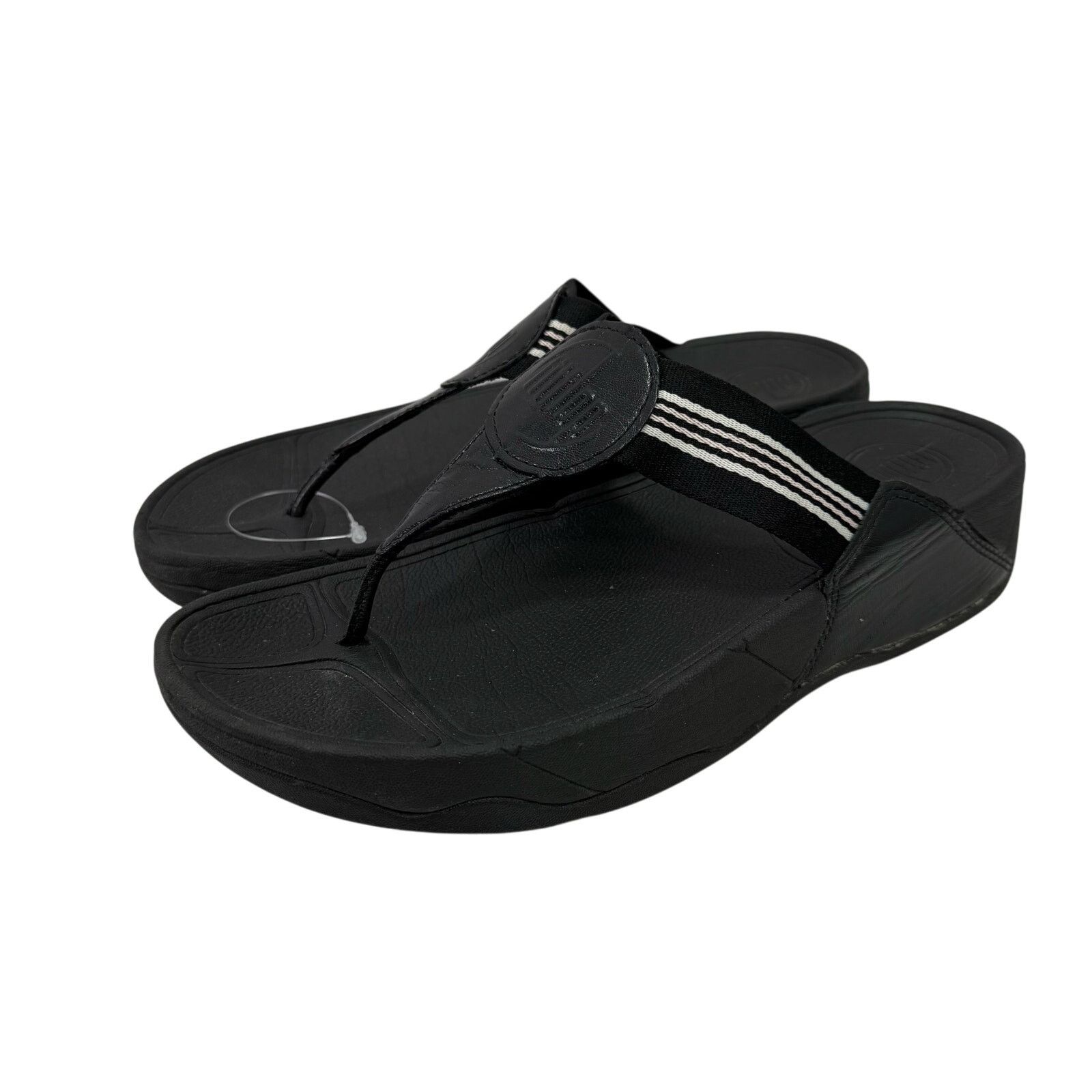 Fitbit Fitflop Women's Sandals sz 9 Wedge Thong Comfort #25-II Size US 9 / IT 39 - 3 Thumbnail