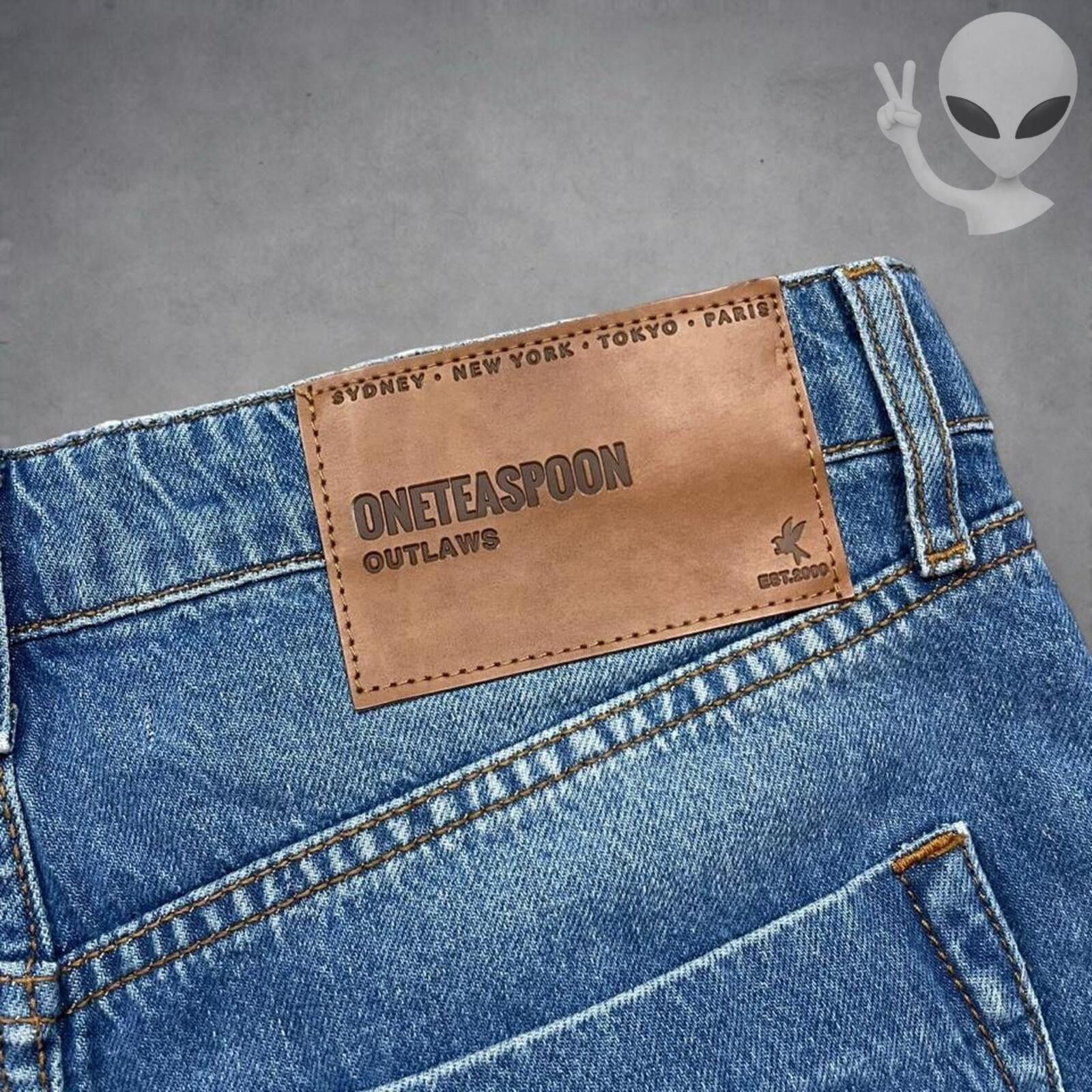 One Teaspoon One Teaspoon Outlaws Denim Shorts Size 25 Blue Size 25" / US 0 / IT 36 - 5 Thumbnail