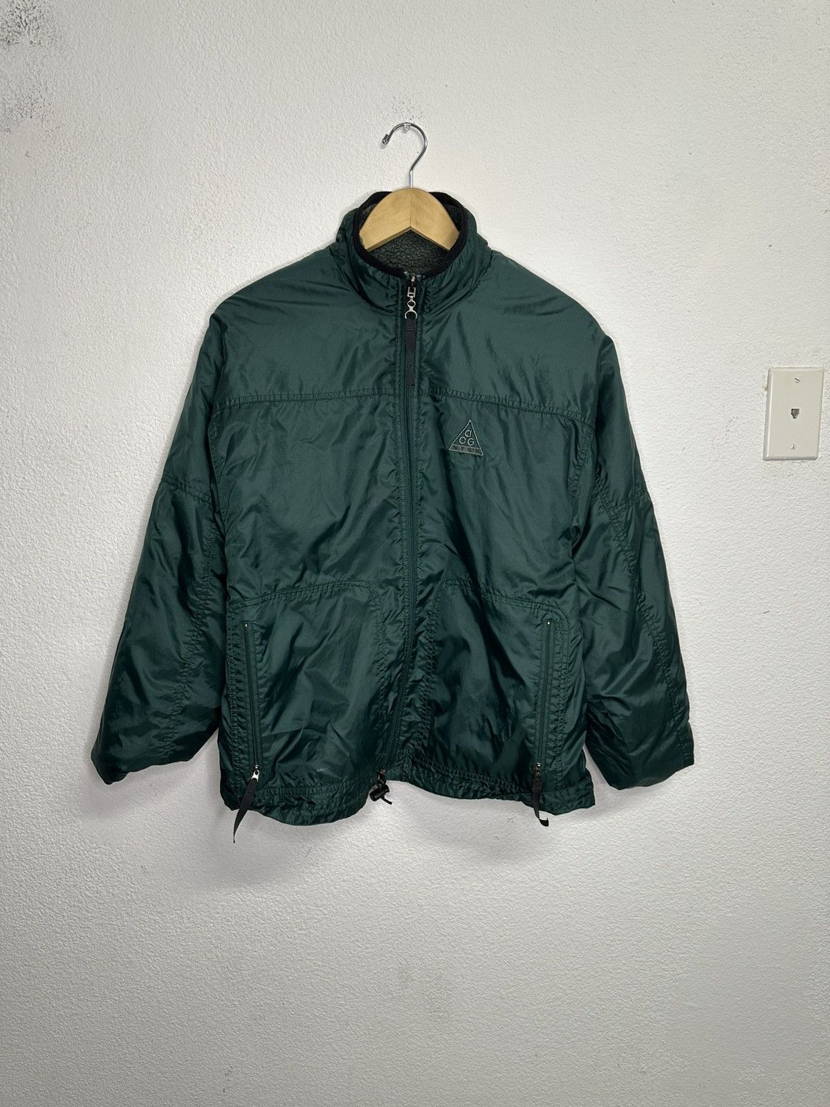 Nike ACG Vintage Nike ACG Deep Pile Fleece Small mens Pine Green Size US S / EU 44-46 / 1 - 4 Thumbnail