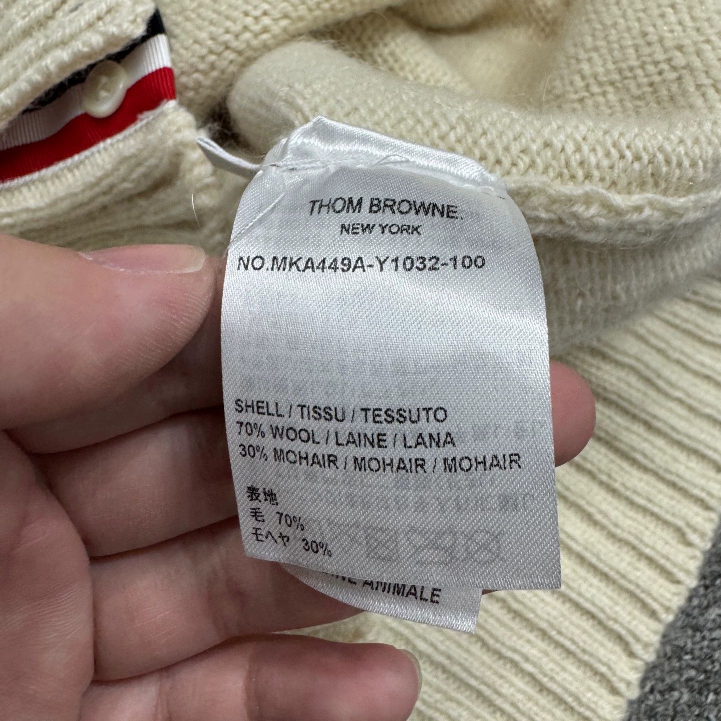 Thom Browne Thom Browne Wool & Mohair Knit Sweater 4 Size US XL / EU 56 / 4 - 3 Thumbnail