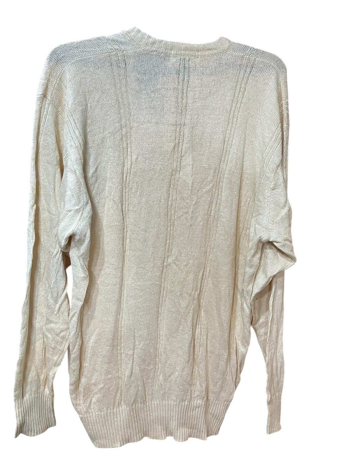 Burberry × Vintage Vintage Burberrys sweater knitwear v neck Size US L / EU 52-54 / 3 - 2 Thumbnail