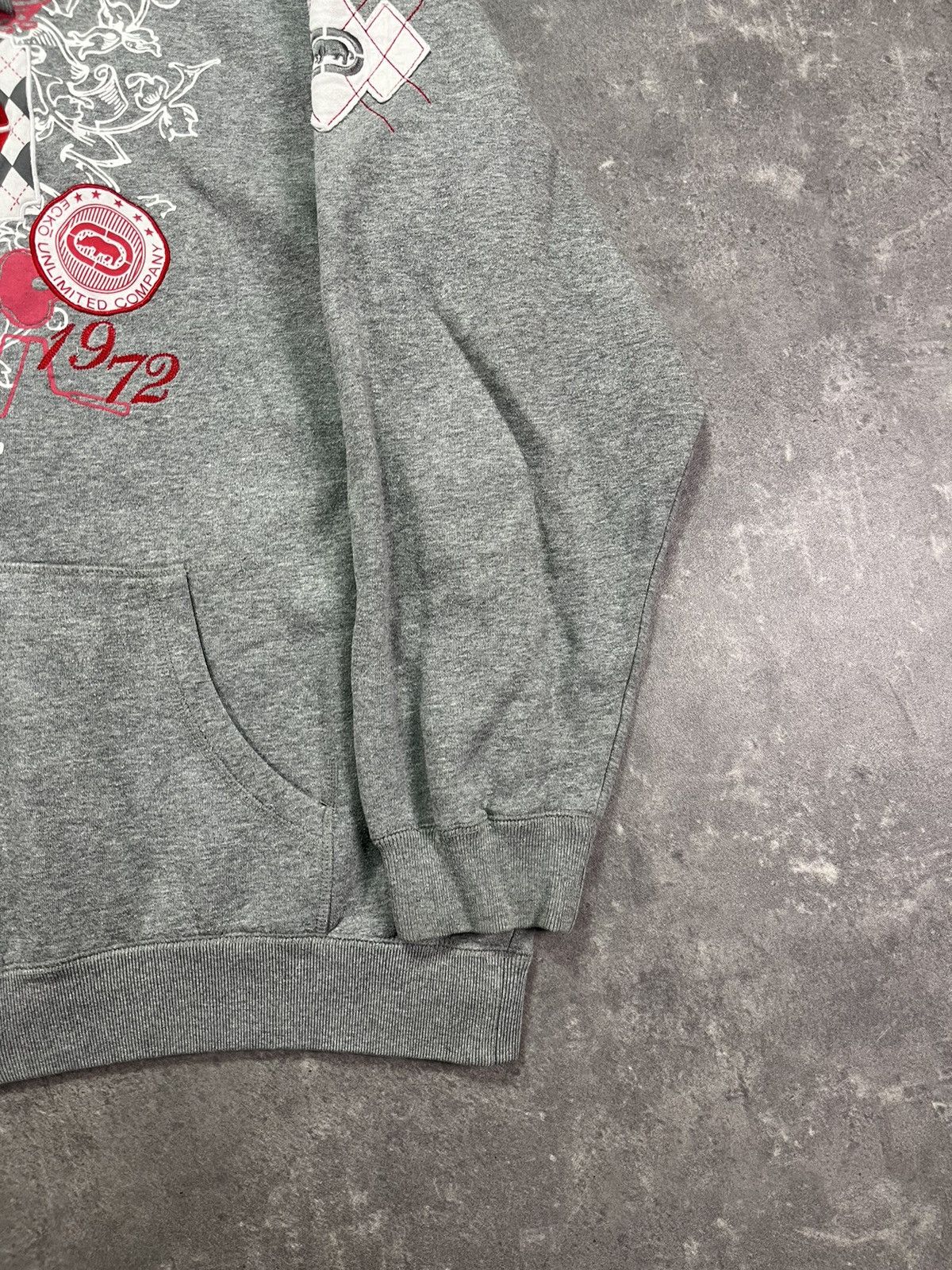 Ecko Unltd. Ecko Unltd Big Tattoo Print Logo Baggy Zip Hoodie XL XXL Size US XL / EU 56 / 4 - 7 Thumbnail