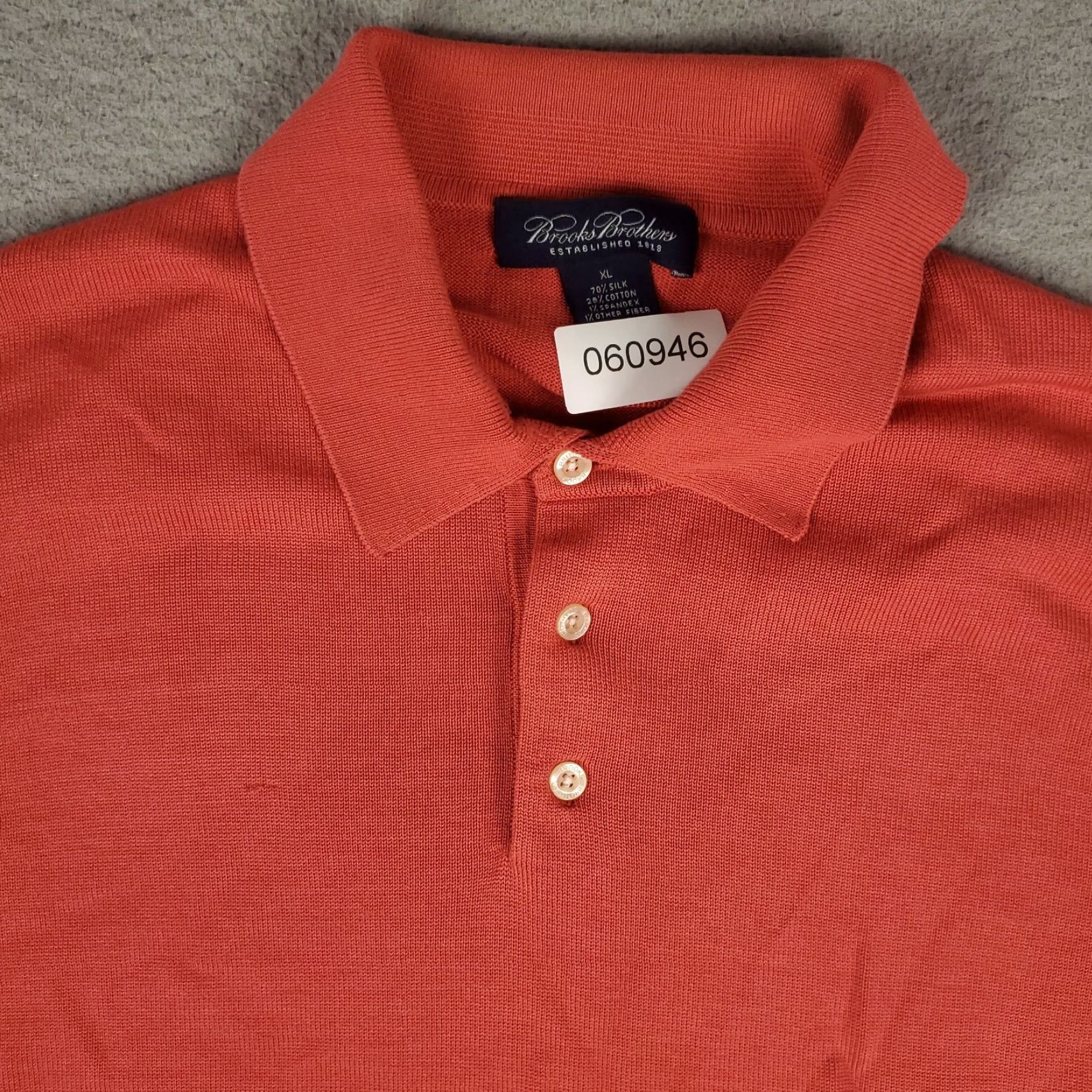 Brooks Brothers Brooks Brothers Sweater Mens XL Red Knit Collared Pullover Classic Size US XL / EU 56 / 4 - 2 Thumbnail