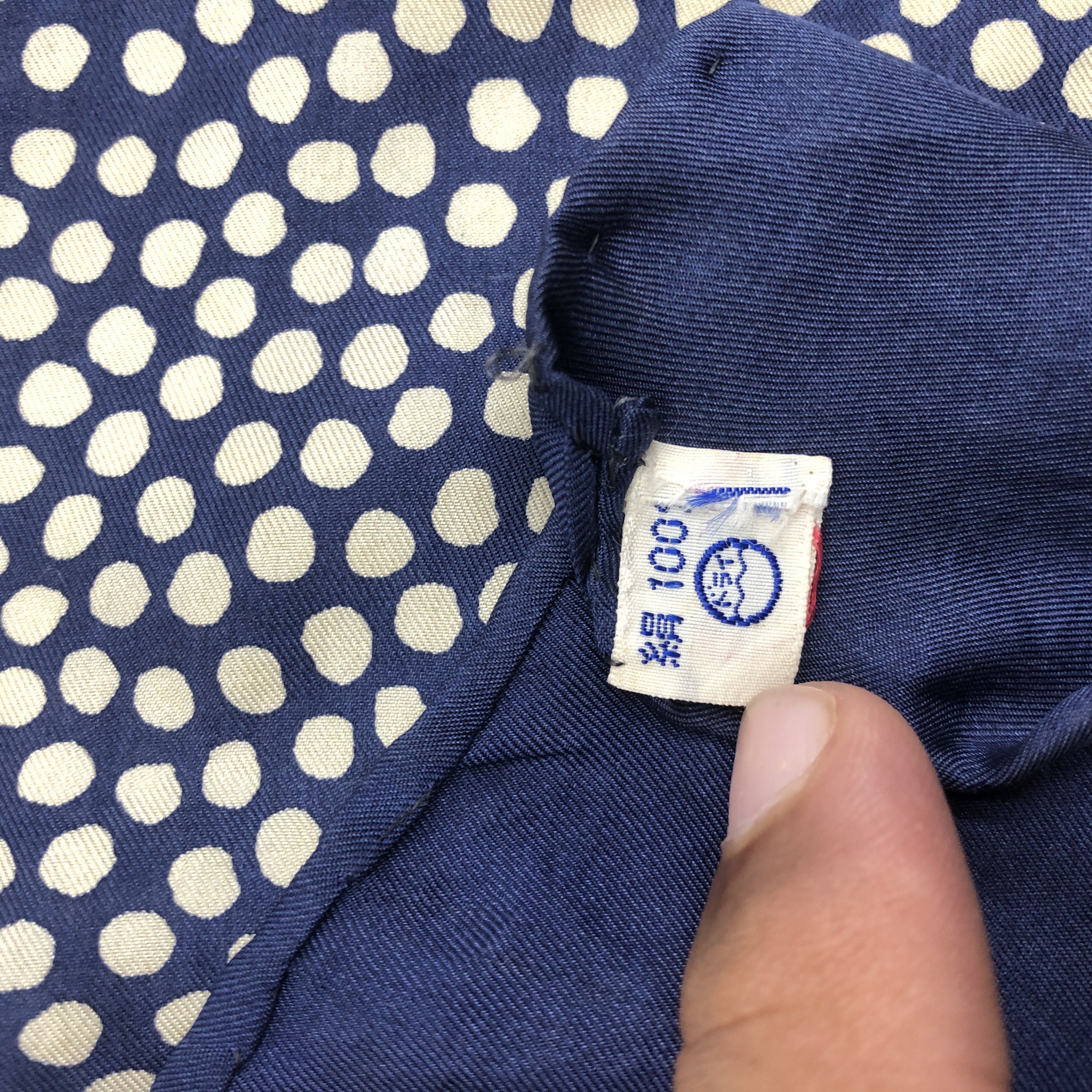 Other × Vintage Vintage Echo SILK Scarf Polka Dot Twill Stole Wraps Scarves Size ONE SIZE - 20 Thumbnail