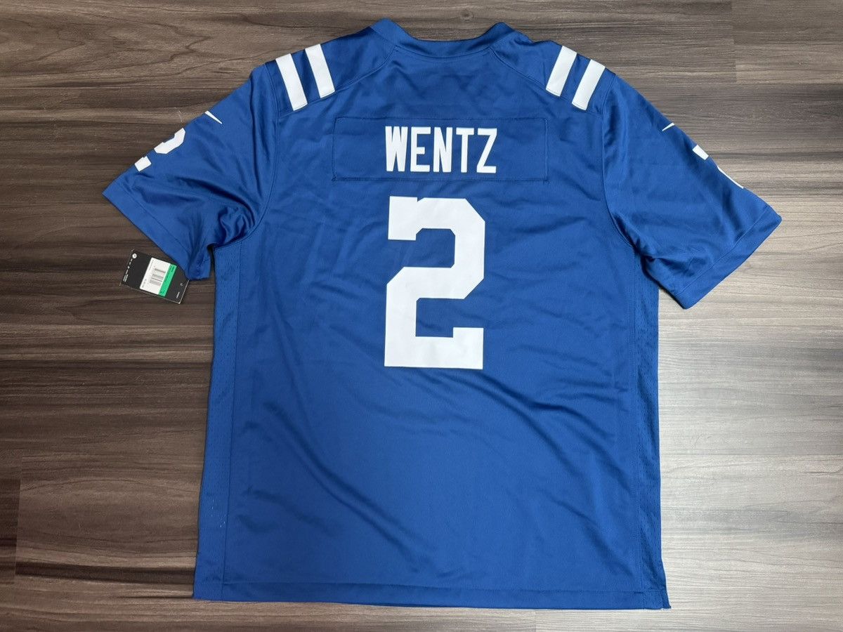Nike Indianapolis Colts Carson Wentz #2 NFL On Field Jersey Size US XL / EU 56 / 4 - 8 Thumbnail