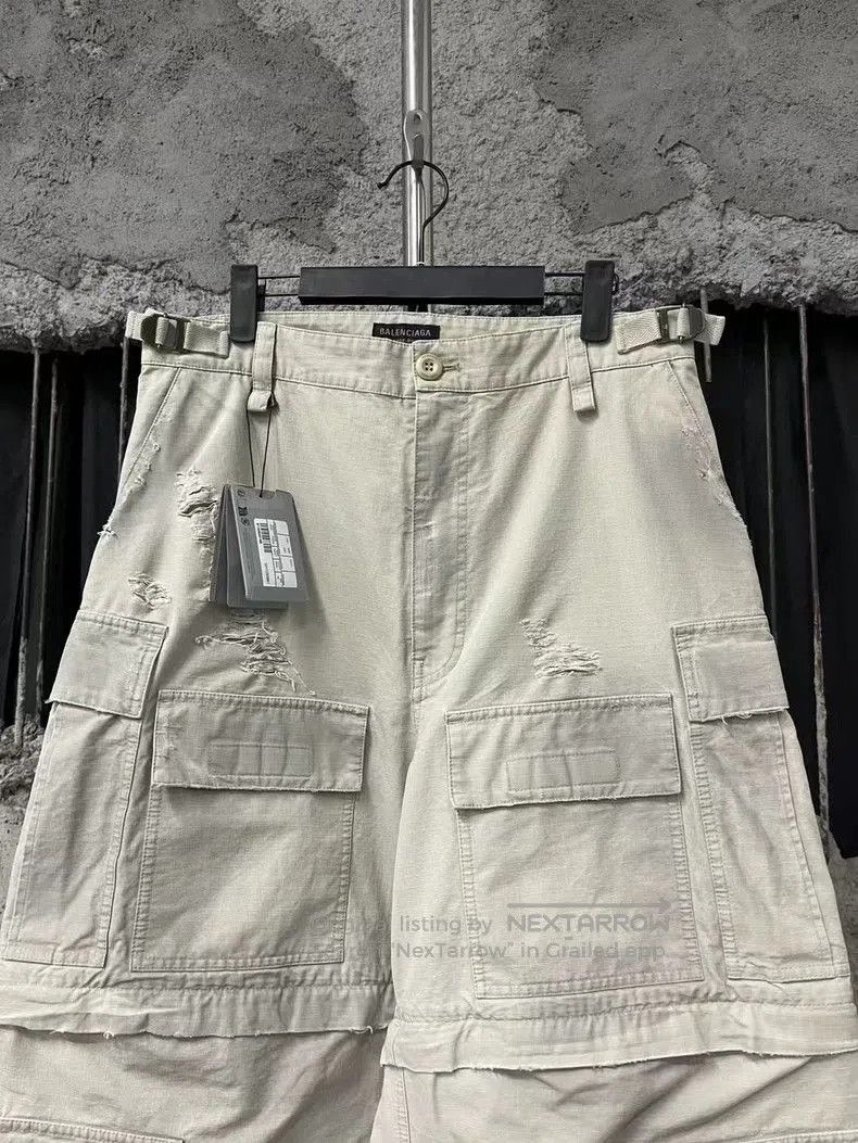 Balenciaga Balenciaga Cargo Pants with Tags Attached. Size US 44 / EU 60 - 3 Thumbnail