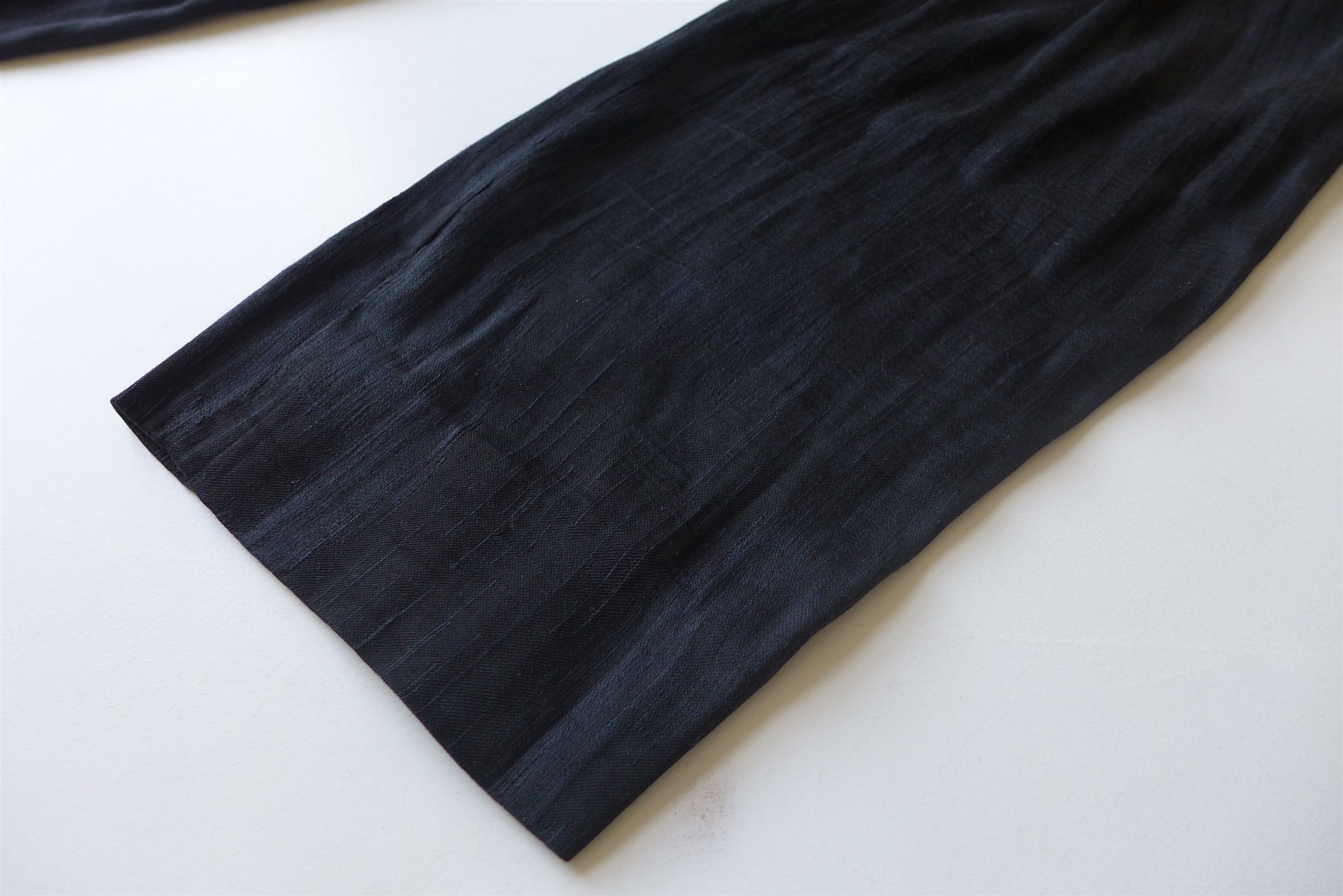 Saint Laurent Paris Saint Laurent Paris Baggy Pants - Black Linen & Silk Size US 32 / EU 48 - 13 Thumbnail
