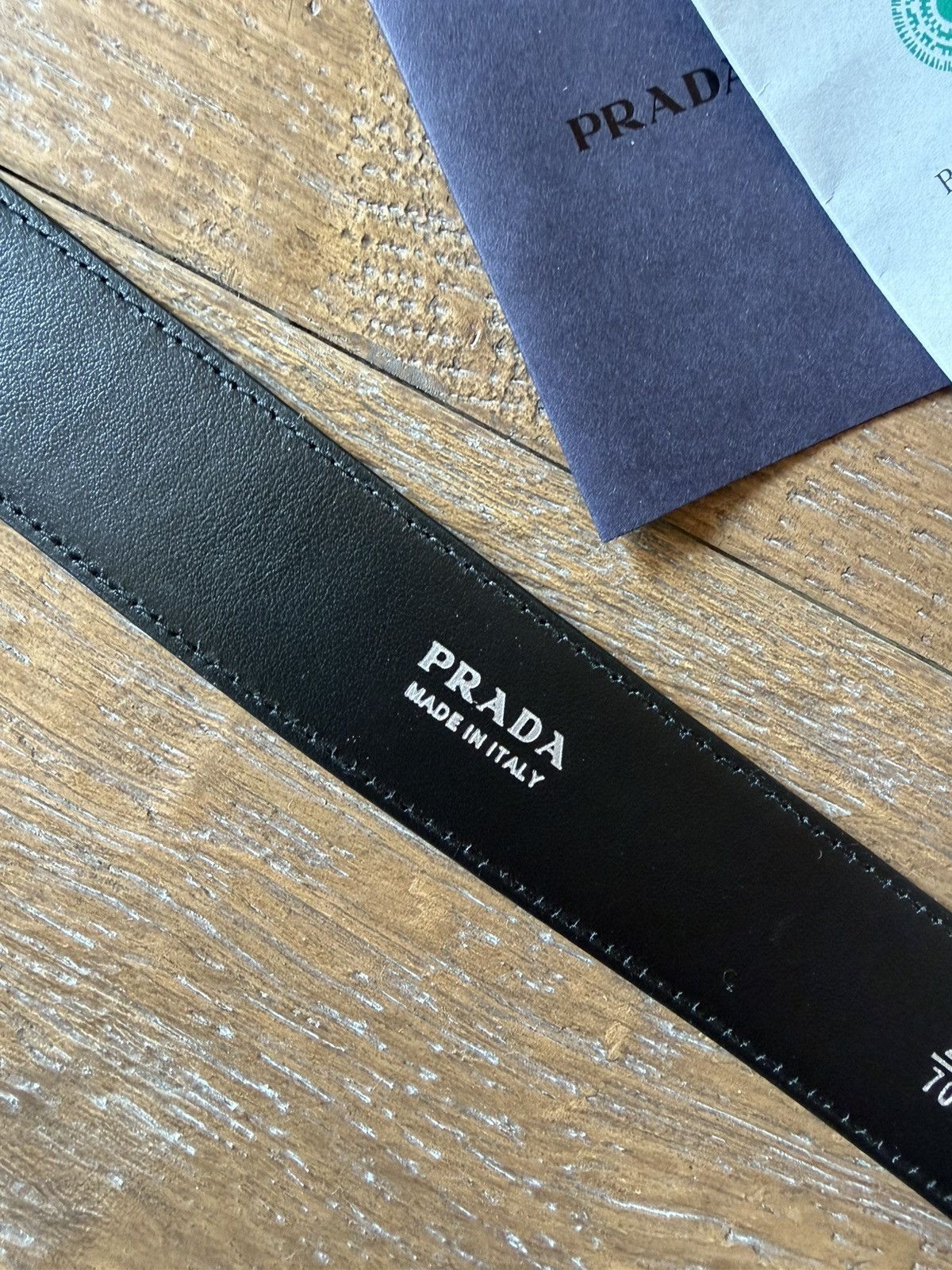 Prada Prada Saffiano Leather Tape Belt Brand New 28/70 Size 28 - 8 Thumbnail