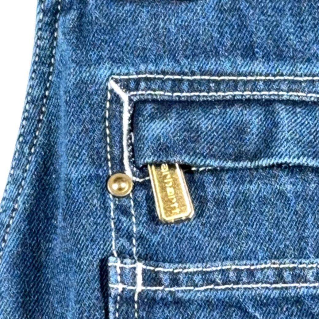 Carhartt Carhartt Overalls Mens 32x34 Blue Denim Workwear OR4672 Size US 32 / EU 48 - 7 Thumbnail