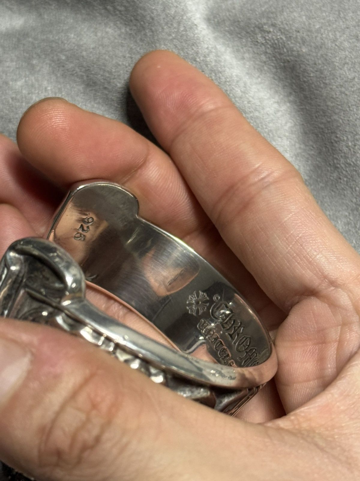 Chrome Hearts Chrome hearts scroll logo bangle Size ONE SIZE - 5 Thumbnail