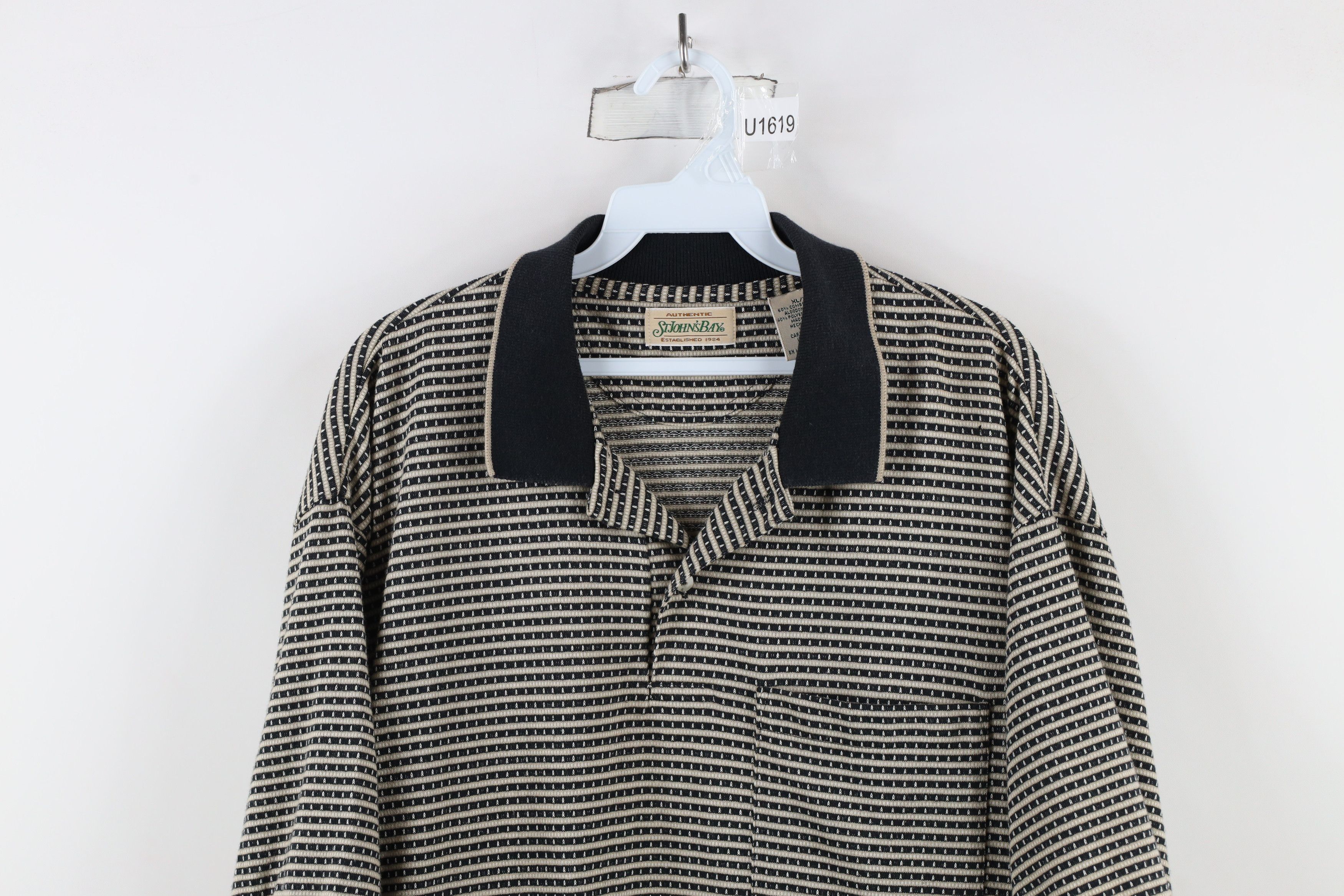 Vintage Vintage 90s Streetwear Knit Collared Golf Polo Shirt USA Size US XL / EU 56 / 4 - 2 Thumbnail