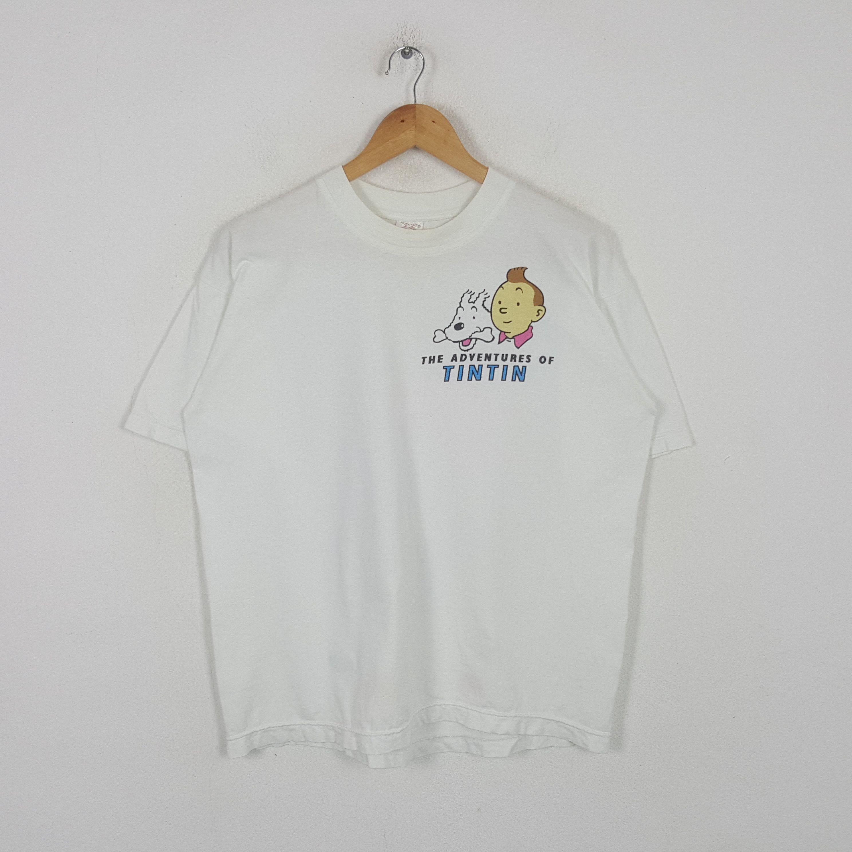 Other Vintage Tintin The Blue Lotus Cartoon Character Tshirt RR11 Size US L / EU 52-54 / 3 - 3 Thumbnail