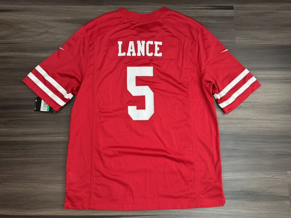 Nike San Francisco 49ers Trey Lance 5 NFL Factory Misprint Jersey Size US XL / EU 56 / 4 - 8 Thumbnail